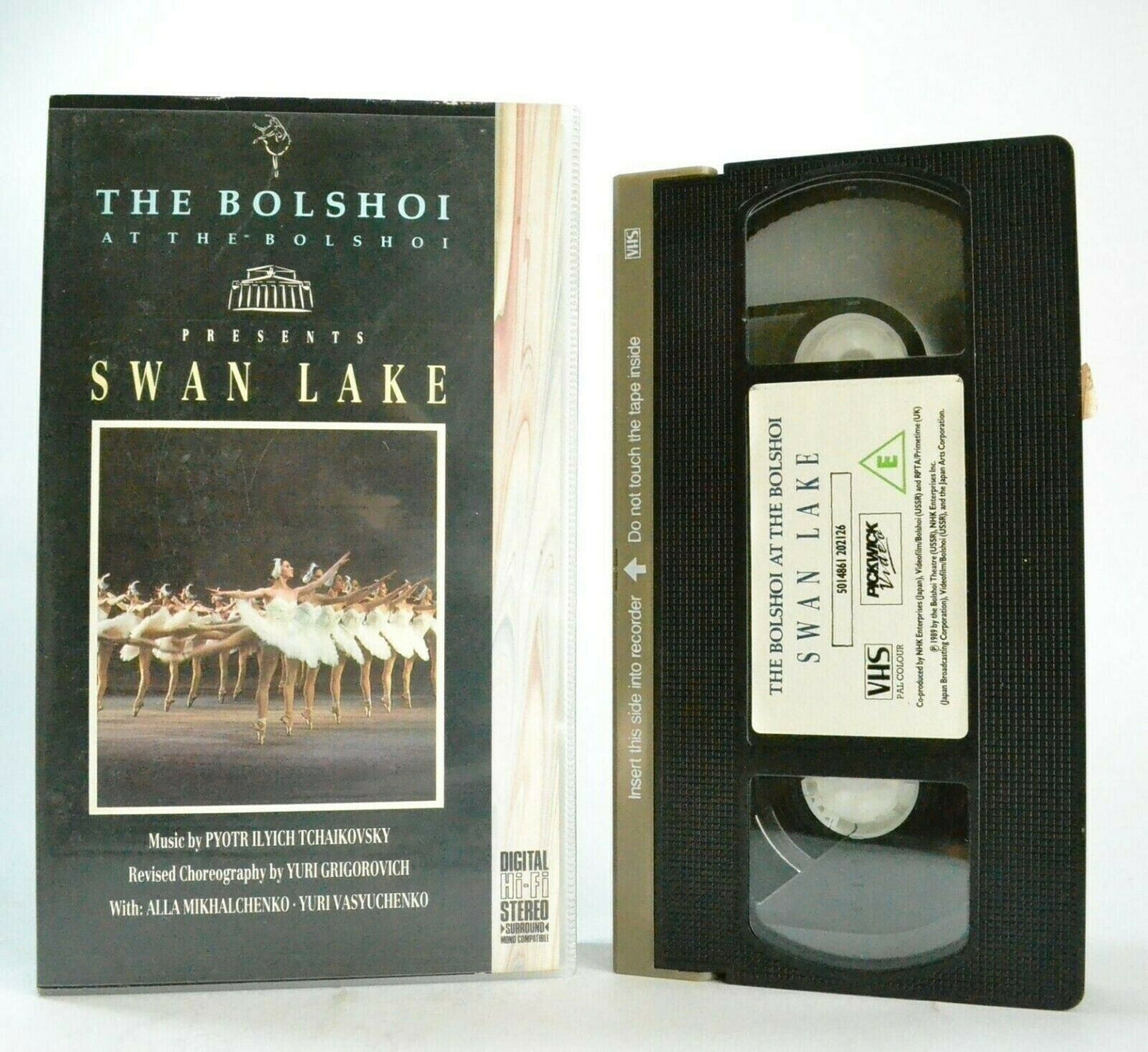 Swan Lake: By Pyotr Tchaikovsky - Bolshoi Theatre Orchestra - Music - Pal VHS-