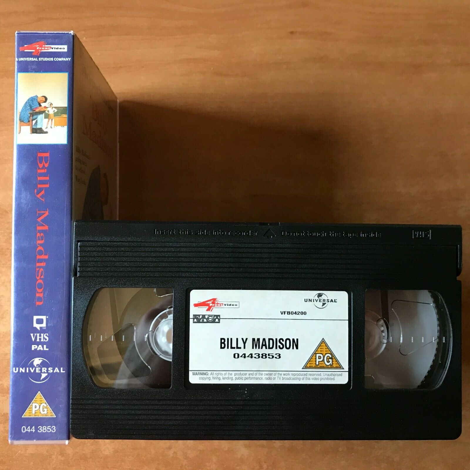 Billy Madison (1995): Comedy; [The Ramones / Jacksons 5] Adam Sandler - Pal VHS-