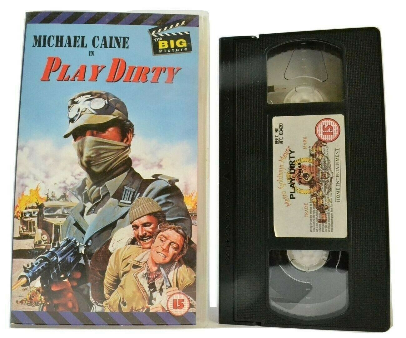 Play Dirty (1969): War Drama - Adventure - Michael Caine / Nigel Davenport - VHS-