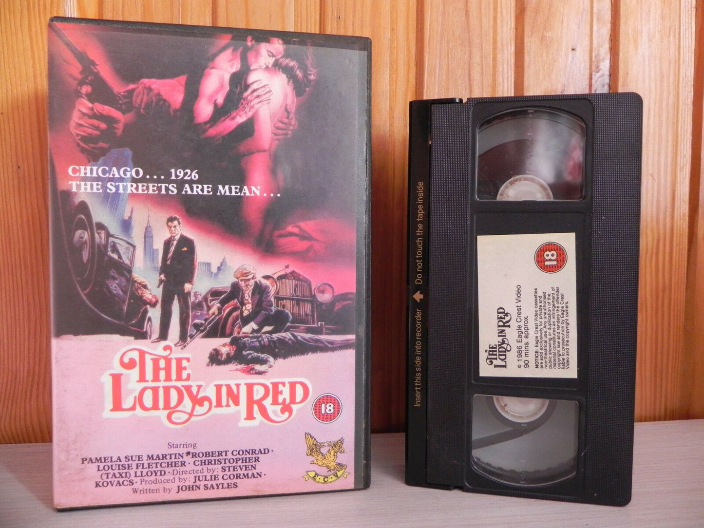 The Lady In Red - Pamela Sue Martin - Big-Box - 1986 - Eagle Crest Video - VHS-
