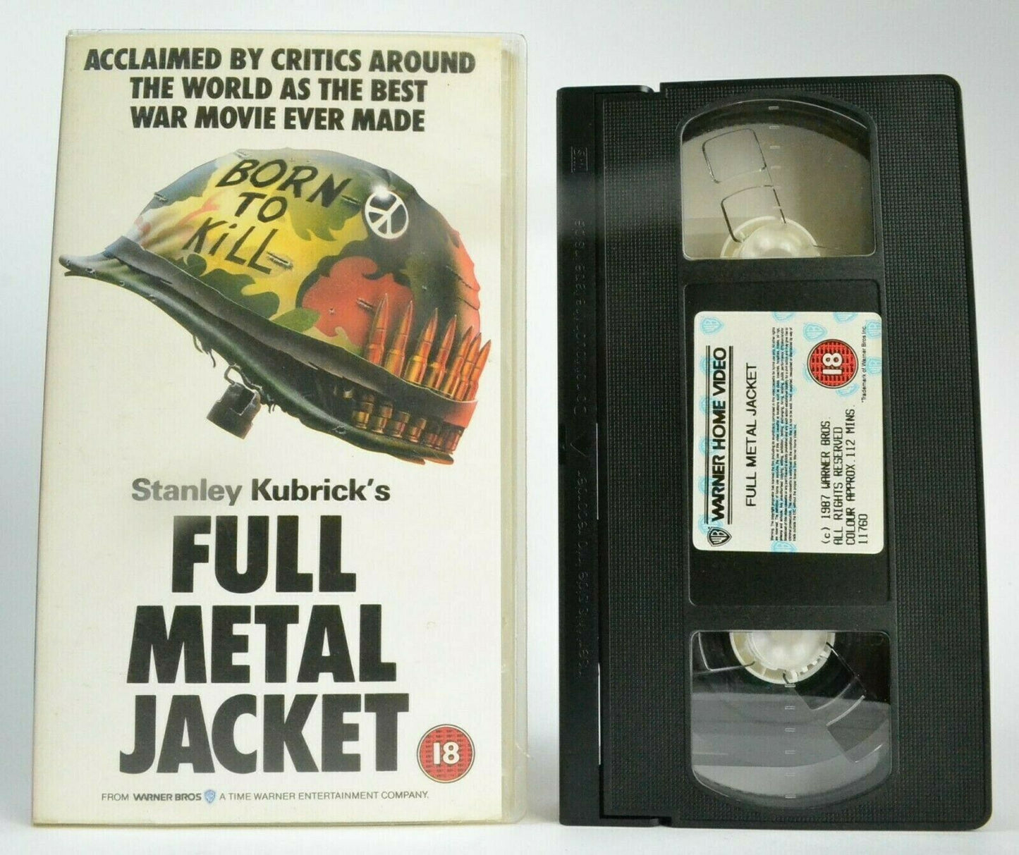 Full Metal Jacket (1987); [Stanley Kubrick] War Drama >>Born To Kill<< - Pal VHS-