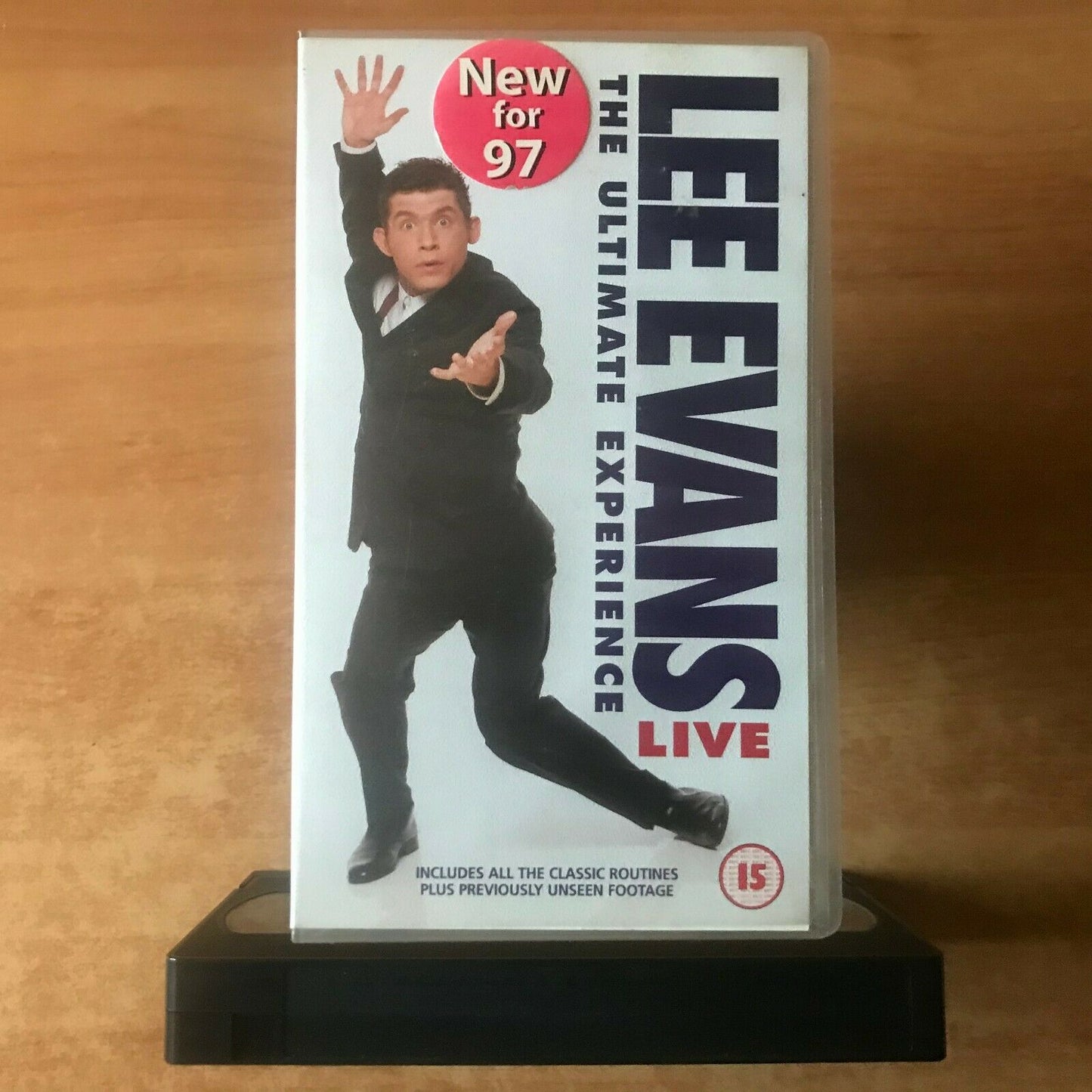 Lee Evans Live: The Ultimate Experience [West End] Stand Up Comedy - Pal VHS-