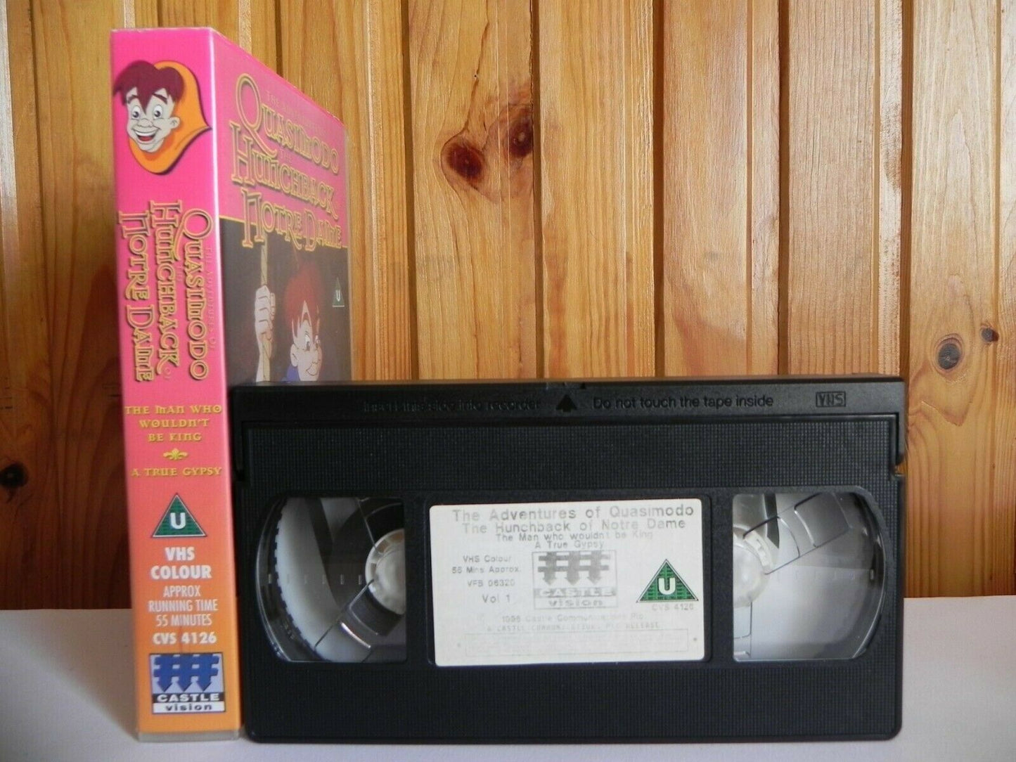 The Adventures Of Quasimodo The Hunchback Of Notre Dame - Animated - Kids - VHS-