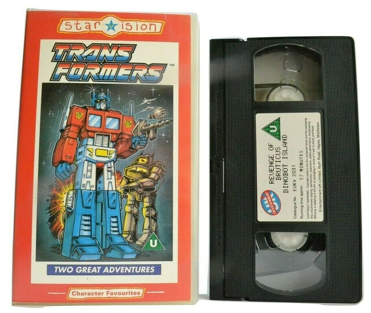 Trans Formers (Starvision): Dinobot Island - Action Adventures - Kids - Pal VHS-