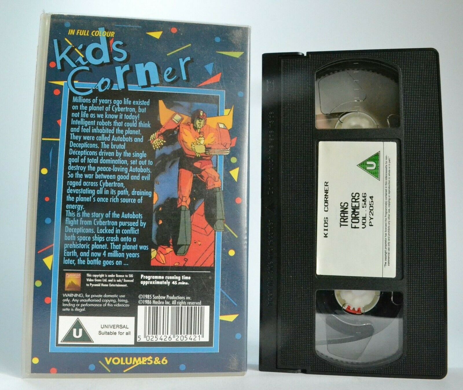 Trans Formers (Vol. 5/6) [Kids Corner] Animated - Action Adventures - Kids - VHS-