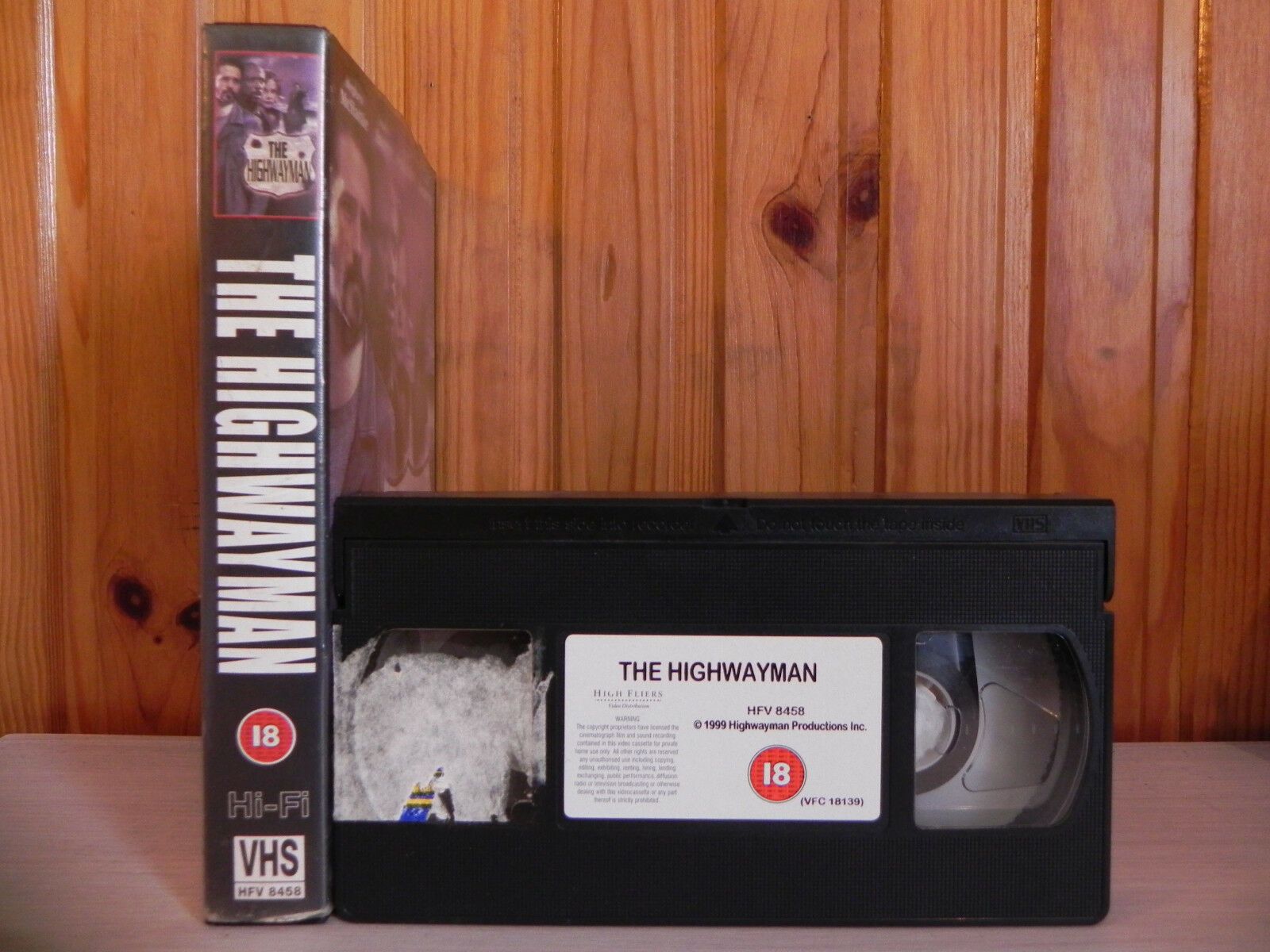 The Highwayman - Rage/Murder/Revenge - Action Thriller - Big Box - Ex-Rental VHS-