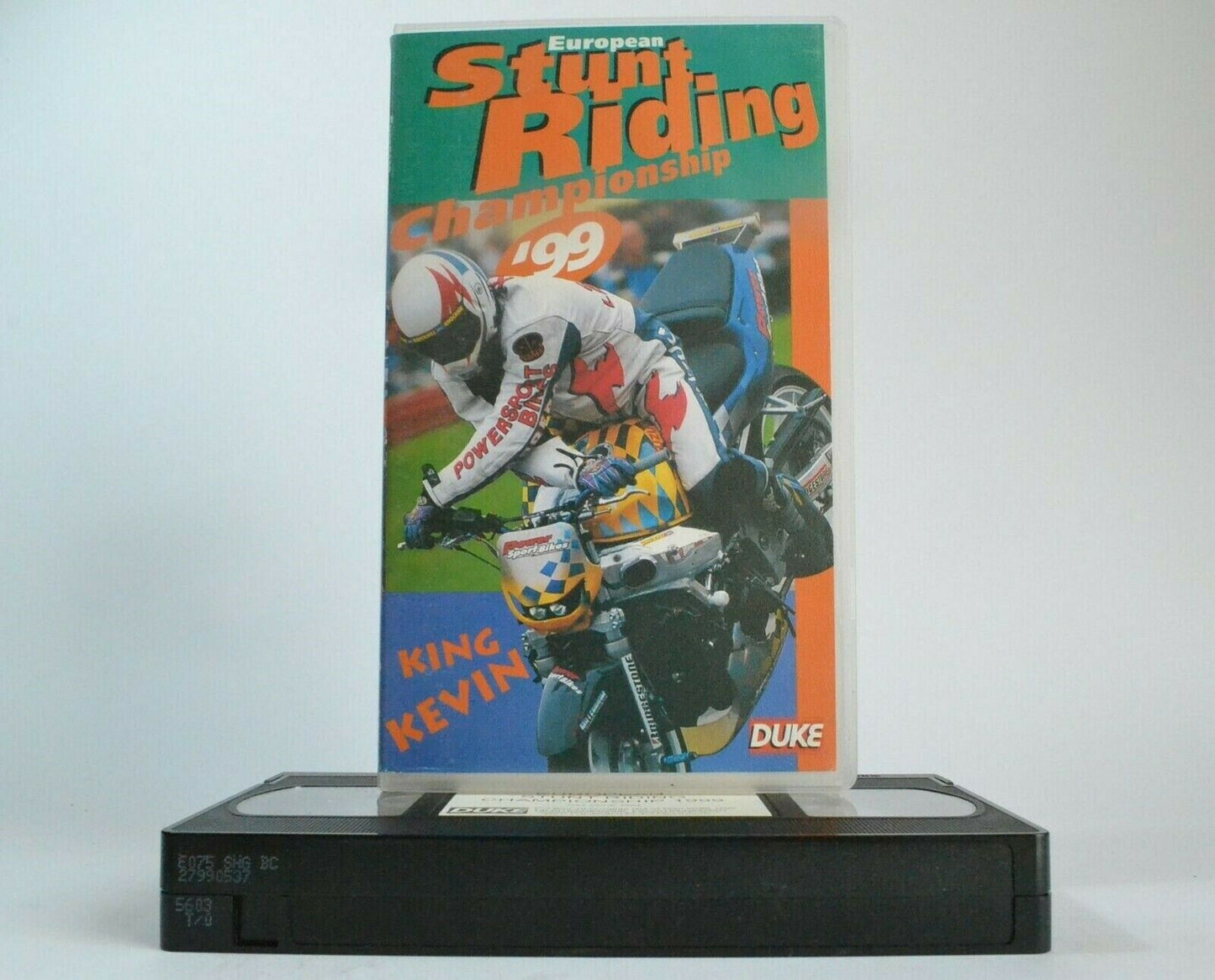 European Stunt Riding Championship '99 -<Kevin Carmichael>- Motorspots - Pal VHS-