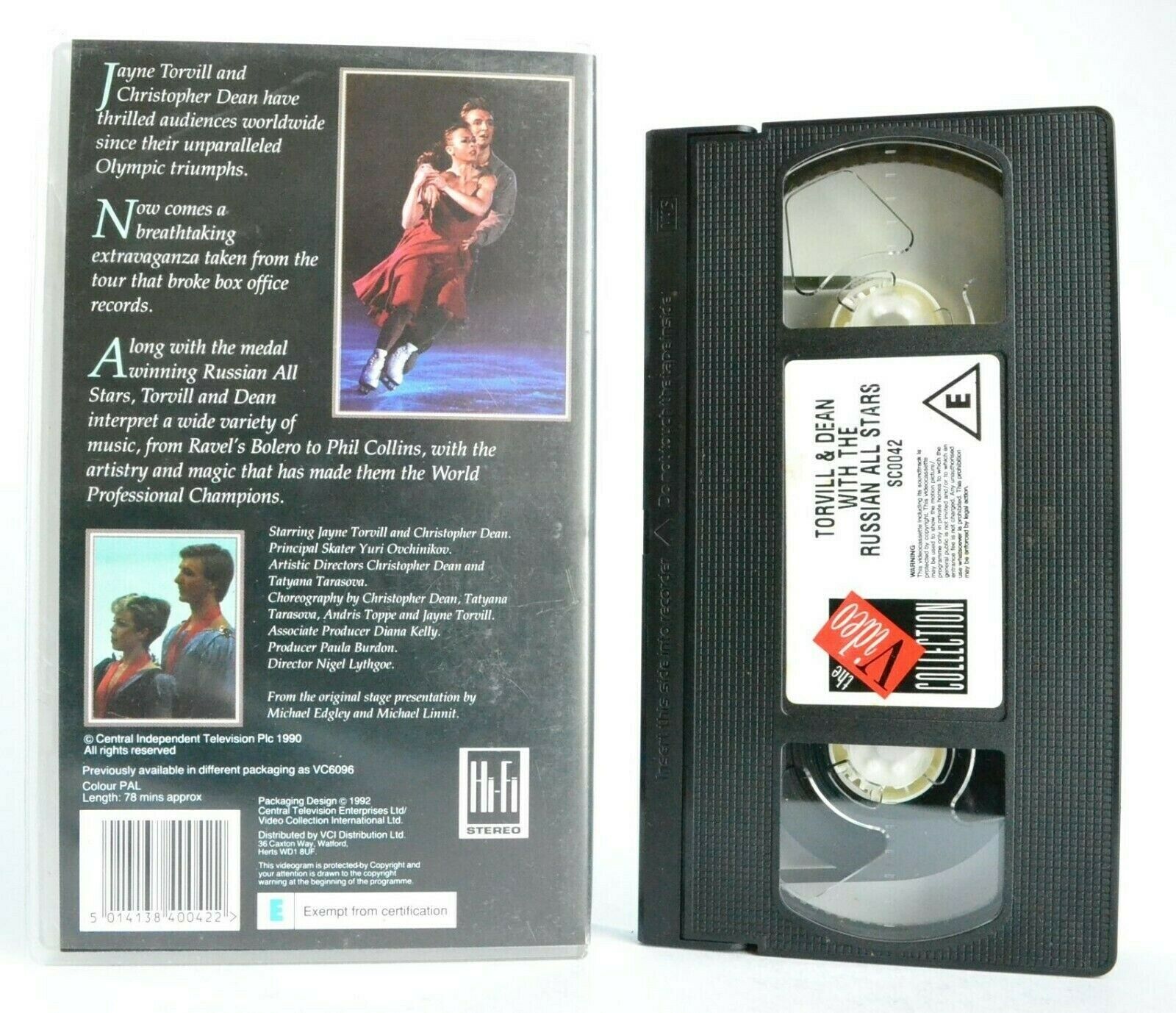 Torvill And Dean: With The Russian All Stars - Professional Champions - Pal VHS-