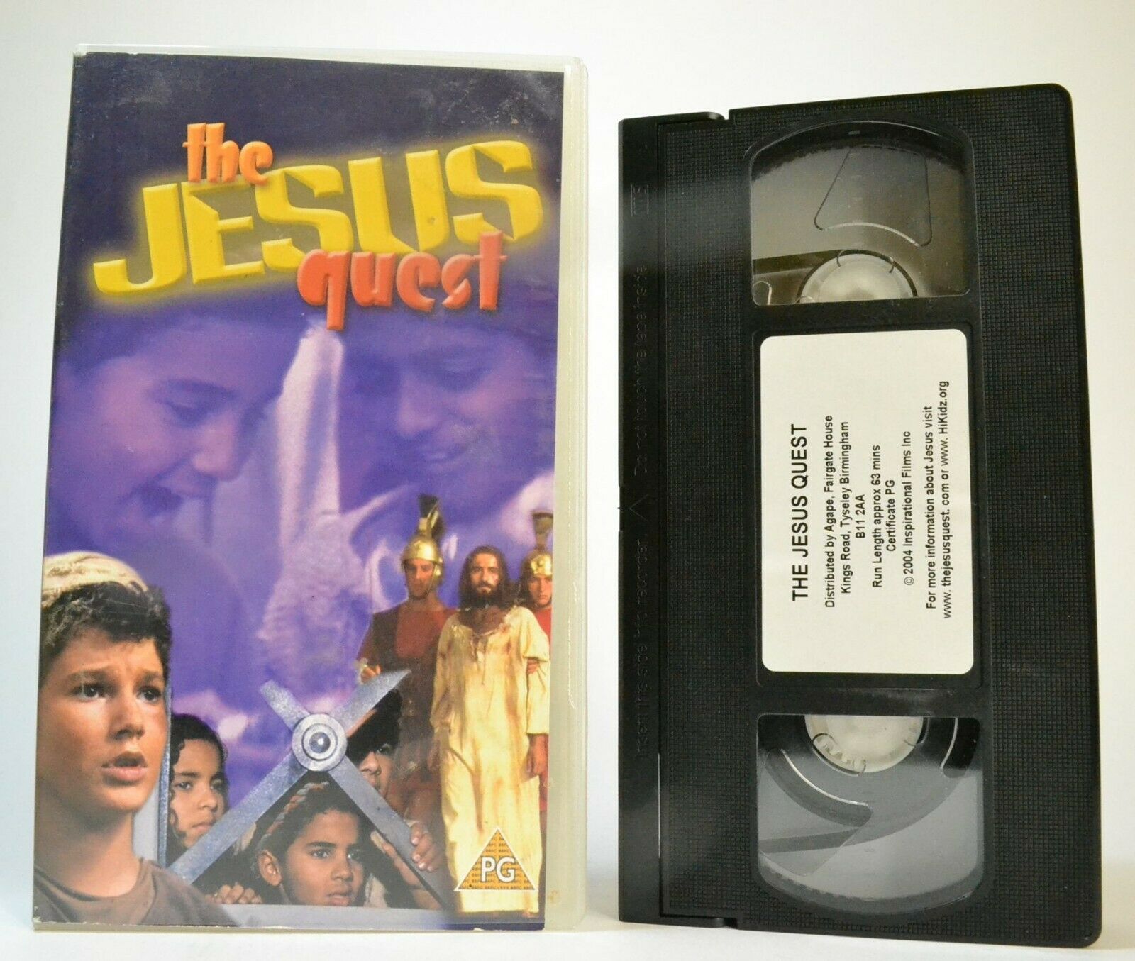 The Jesus Quest: Bibilical Adventure [Jerusalem / Romans / Christians] Pal VHS-