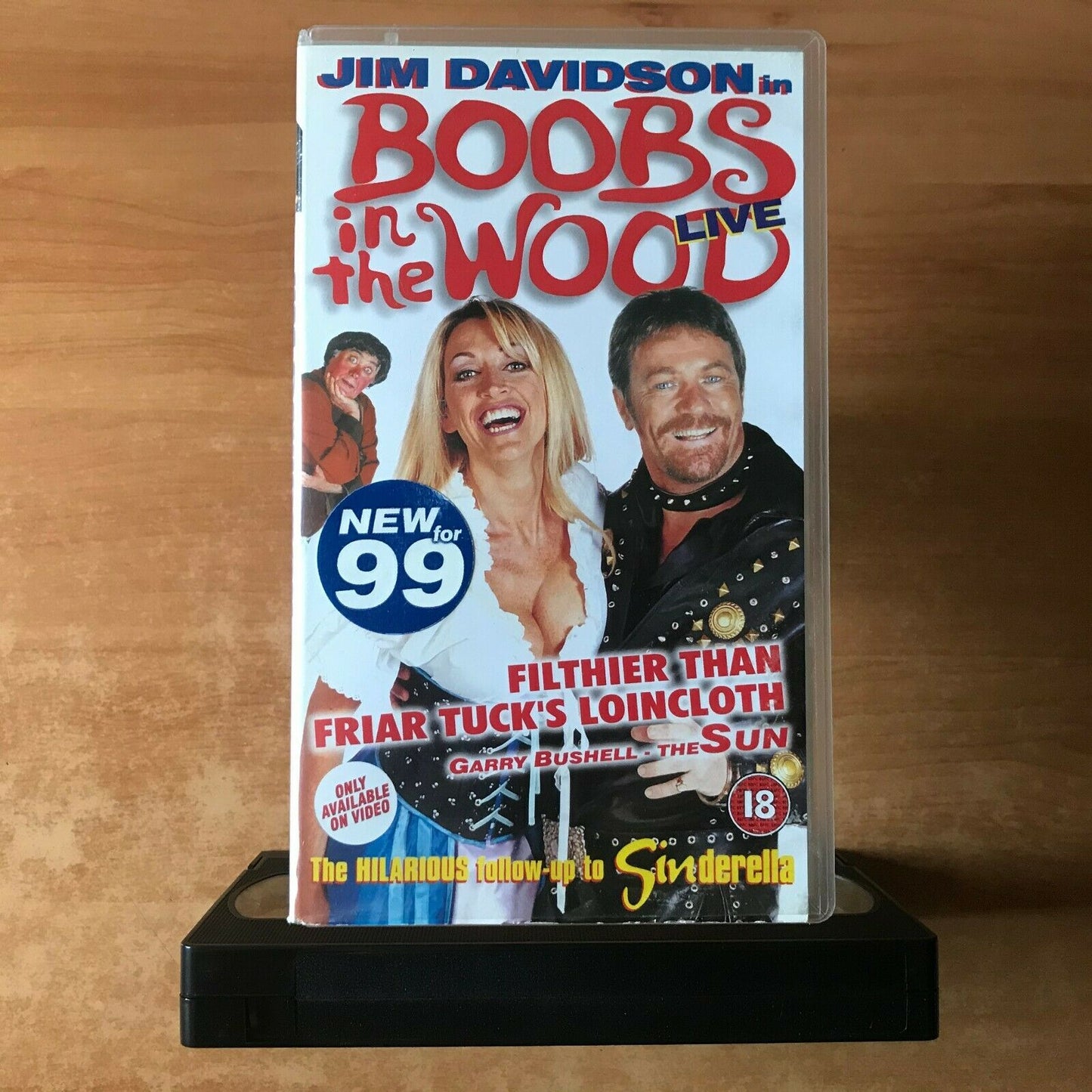 Jim Davidson: Boobs In The Wood Live [Sinderella Follow Up] Rude Comedy - VHS-