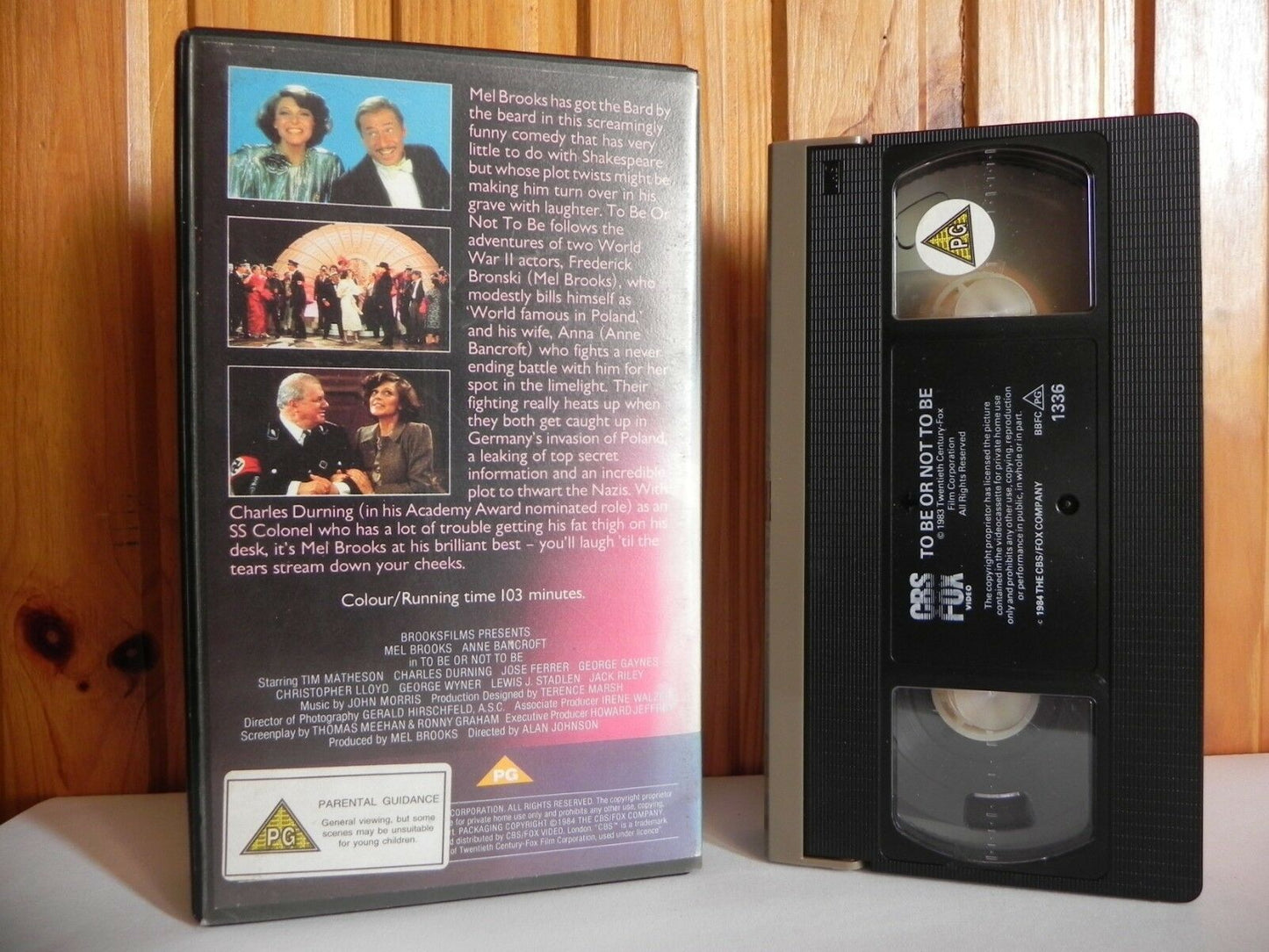 To Be Or Not To Be - CBS/FOX - Comedy - Pre-cert - Mel Brooks - Pal VHS-