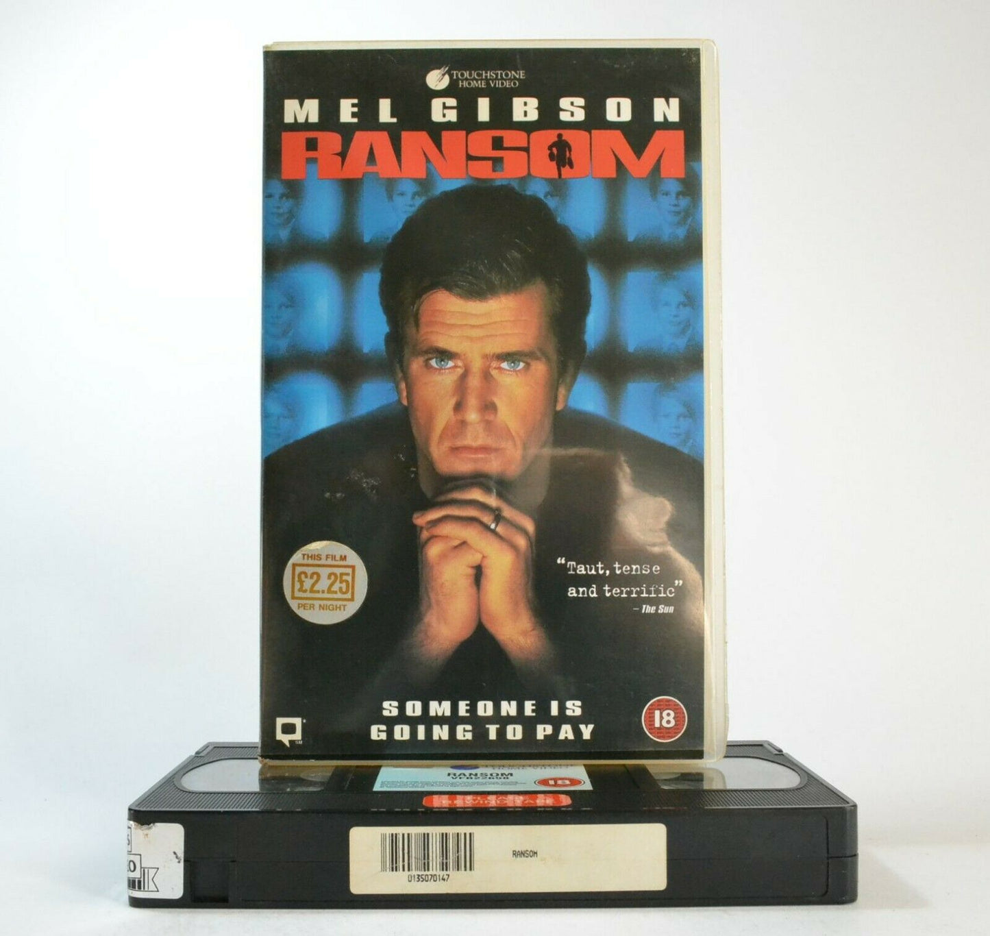 Ransom: Film By R.Howard - Thriller - Large Box - Ex-Rental - M.Gibson - Pal VHS-