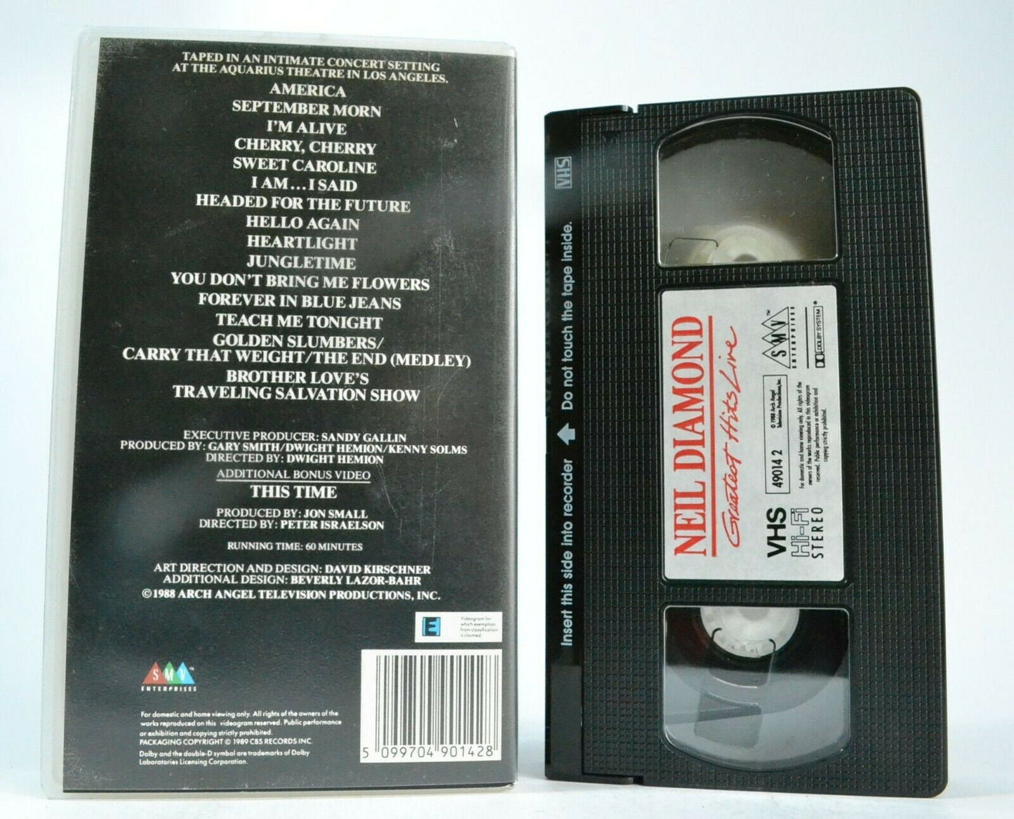 Neil Diamond: Greates Hits Live [Aquarius Theatre/Los Angeles] Concert - Pal VHS-