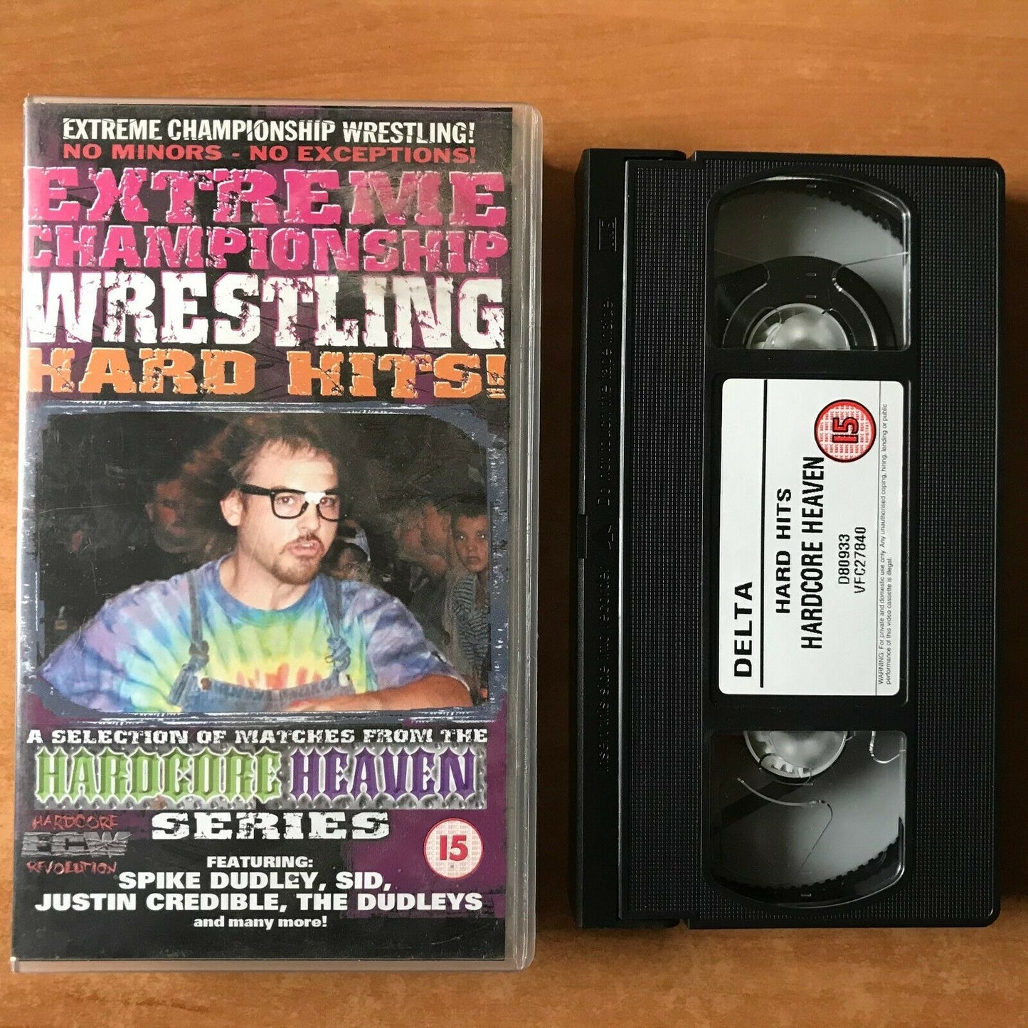 Extreme Championship Wrestling: Hard Hits - Spike Dudley - Justin Credible - VHS-