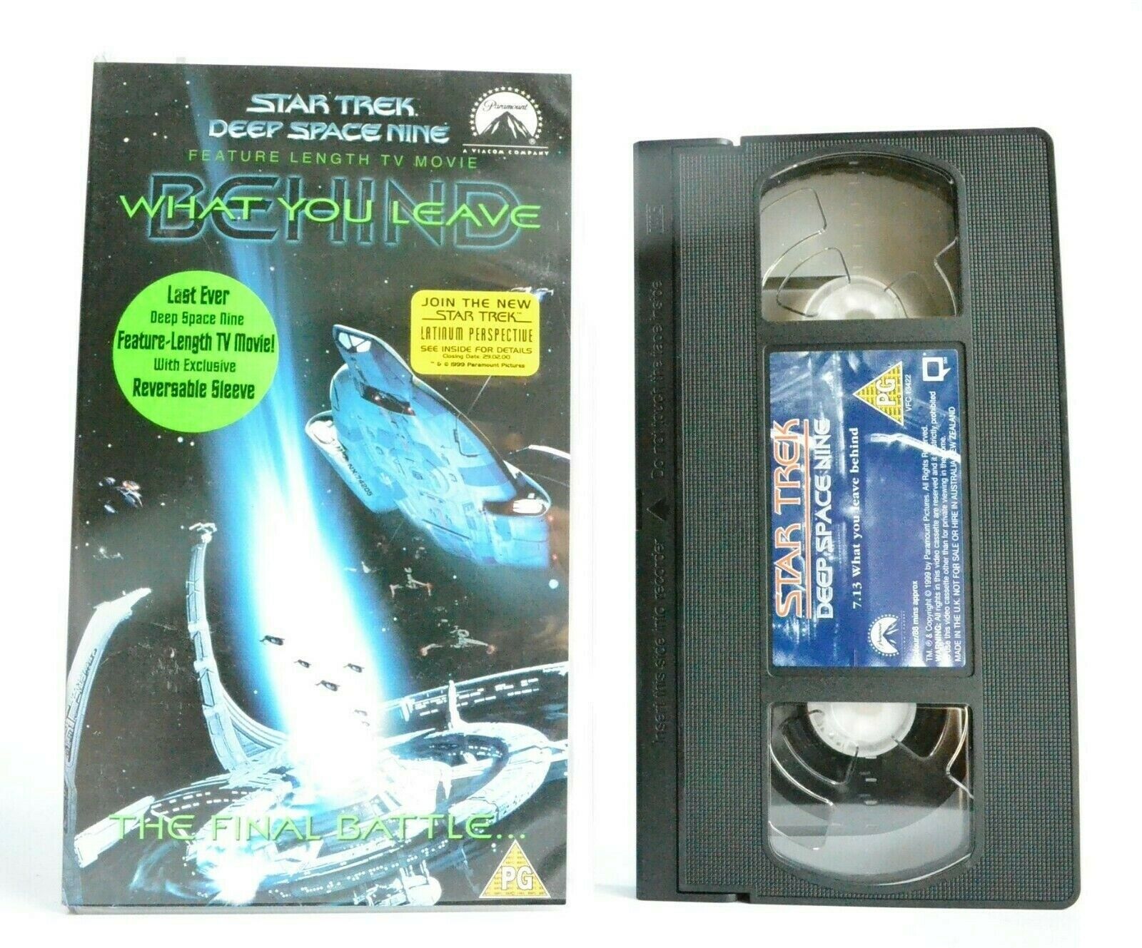 Star Trek Deep Space 9: What You Leave Behind (Final TV Movie) - Sci-Fi - VHS-