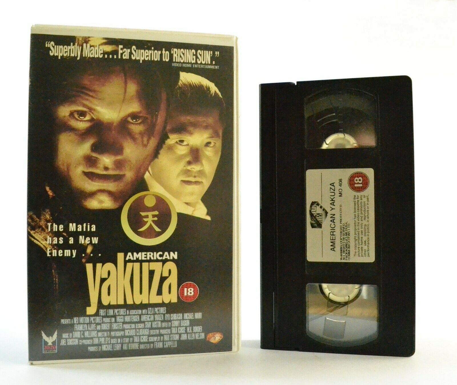 American Yakuza: Medusa Pictures (1993) - Large Box - Action - V.Mortensen - VHS-