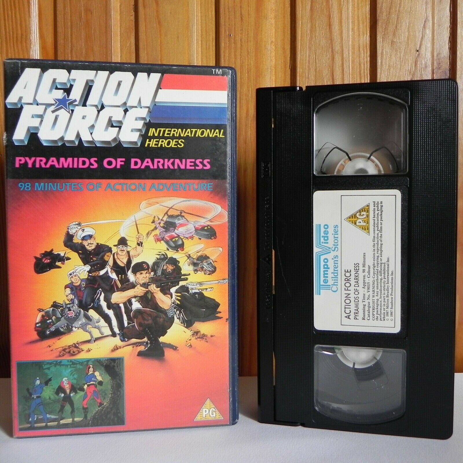 Action Force: Pyramids Of Darkness - Action Adventure - Animated - Kids - VHS-