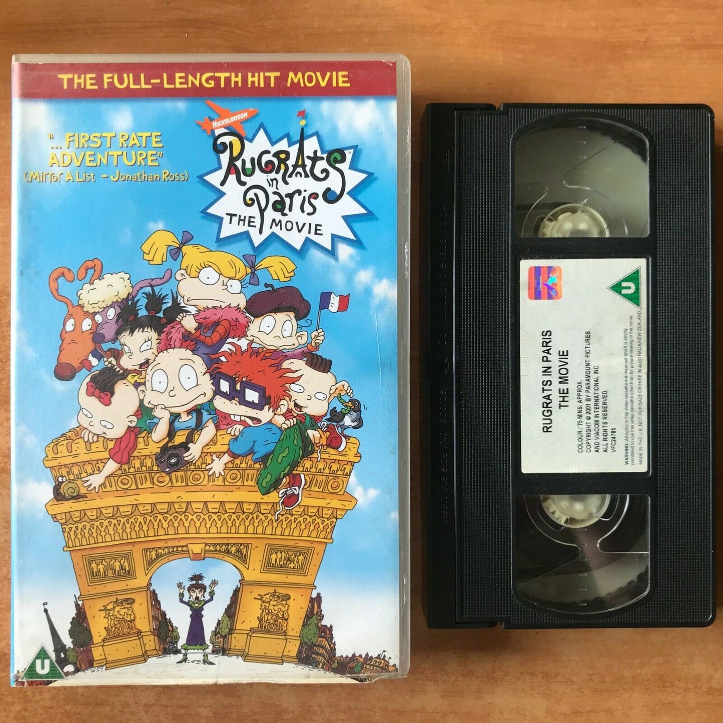 Rugrats In Paris: The Movie; [Nickelodeon] Large Box - Animated - Kids - Pal VHS-