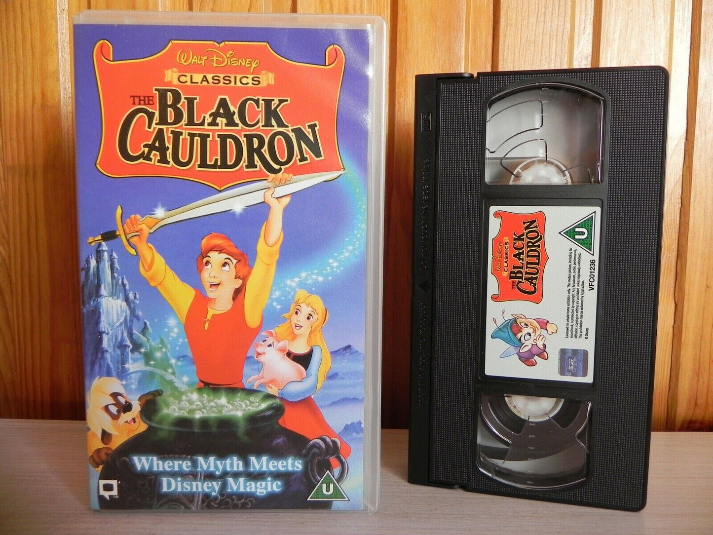 Walt Disney Classics - Black Cauldron - Not Often Seen Release Video - Pal VHS-