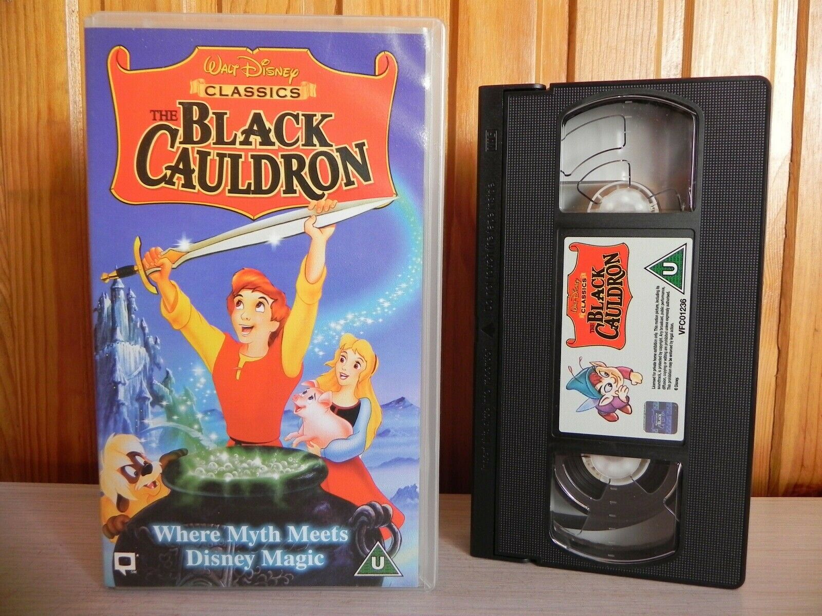 Walt Disney Classics - Black Cauldron - Not Often Seen Release Video - Pal VHS-