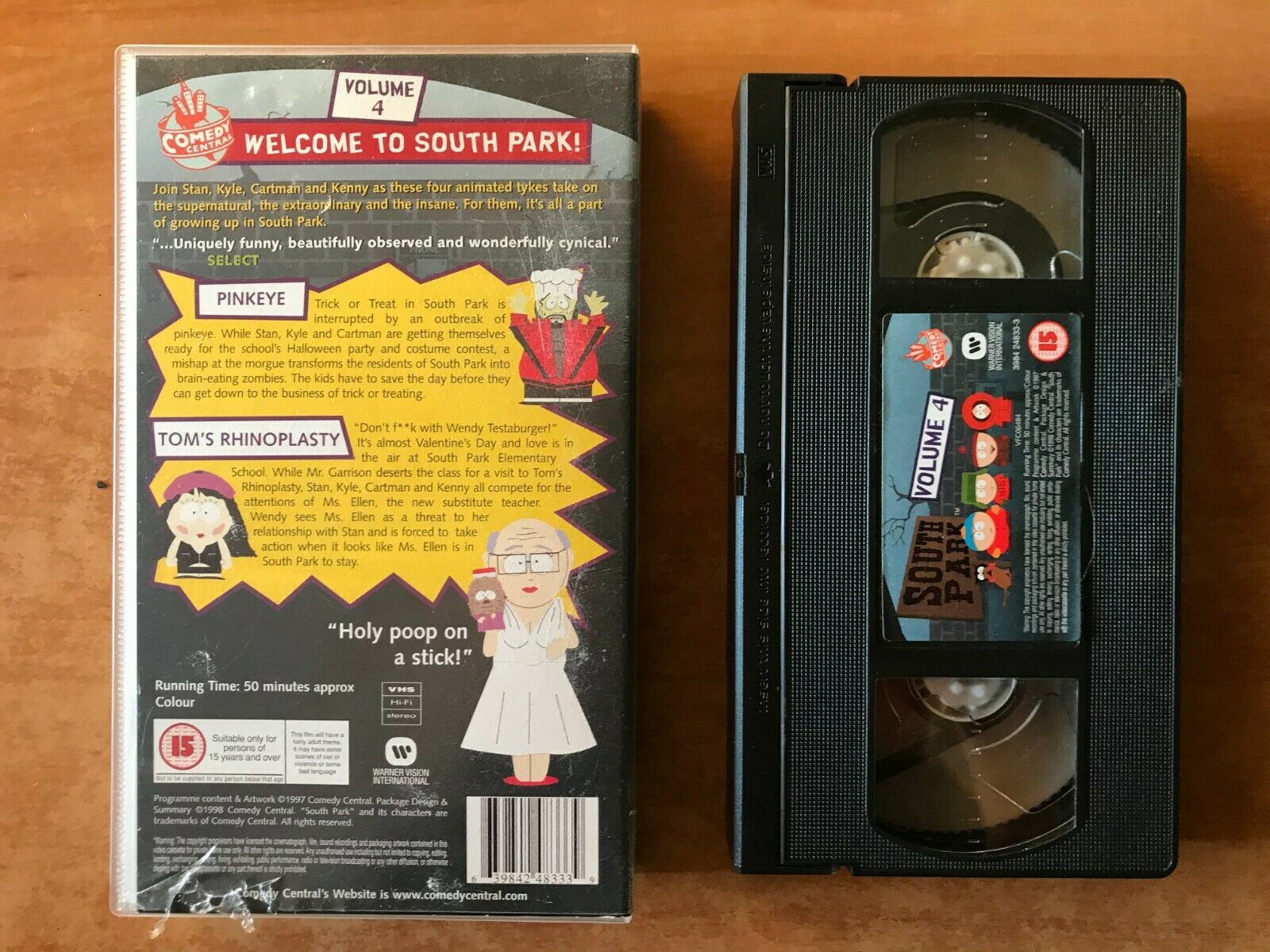 South Park (Vol. 4): Pinkeye [Halloween Special] TV Series - Comedy - Pal VHS-