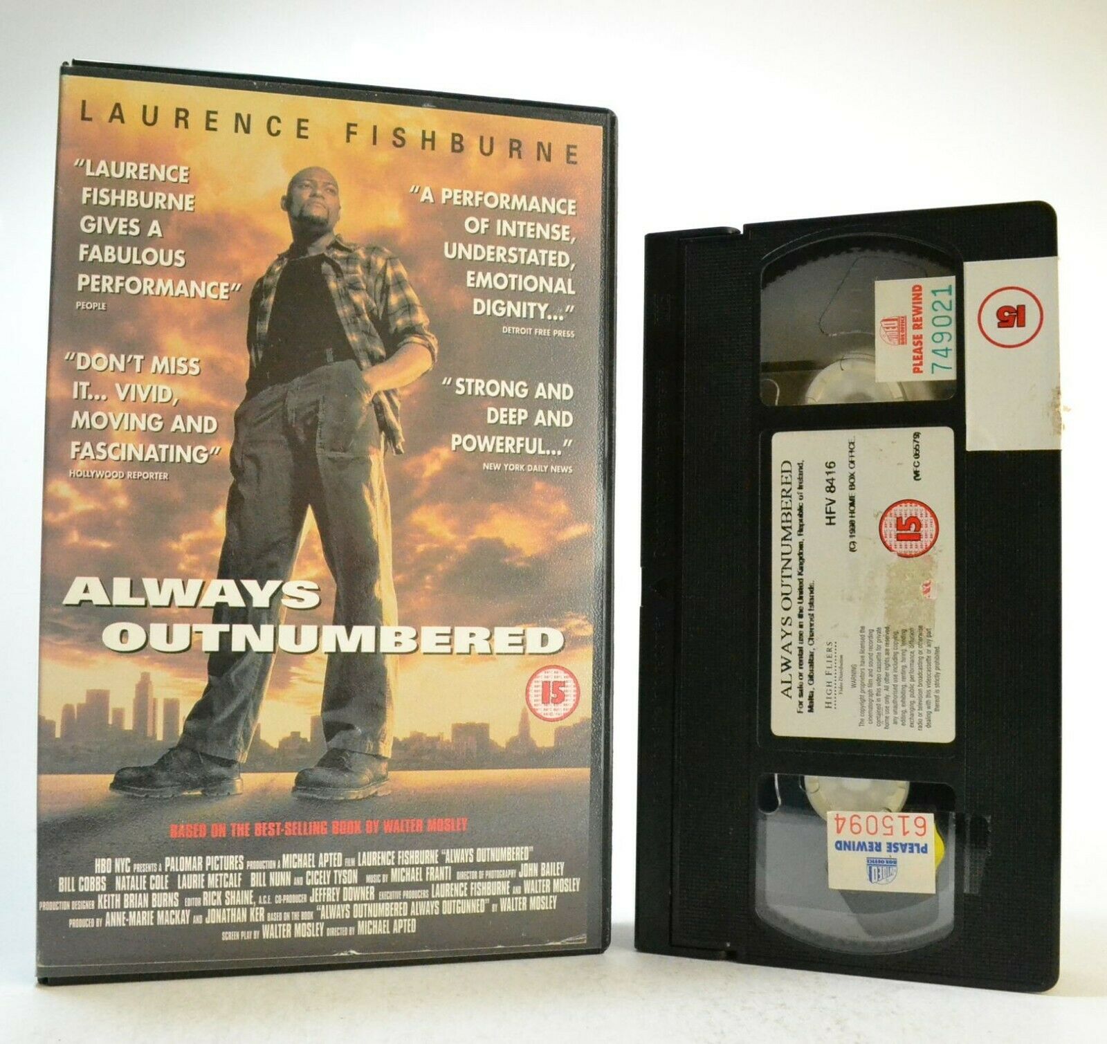 Always Outnumbered: Based On W.Mosley Book - Drama - Large Box - Ex-Rental - VHS-