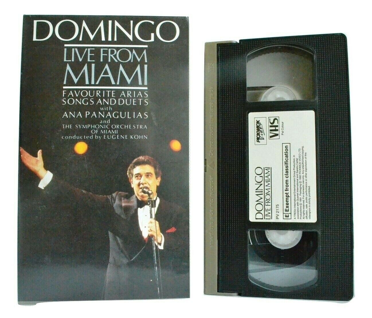 Placido Domingo: Live From Miami - Favourite Arias - Songs - Duets - Music - VHS-