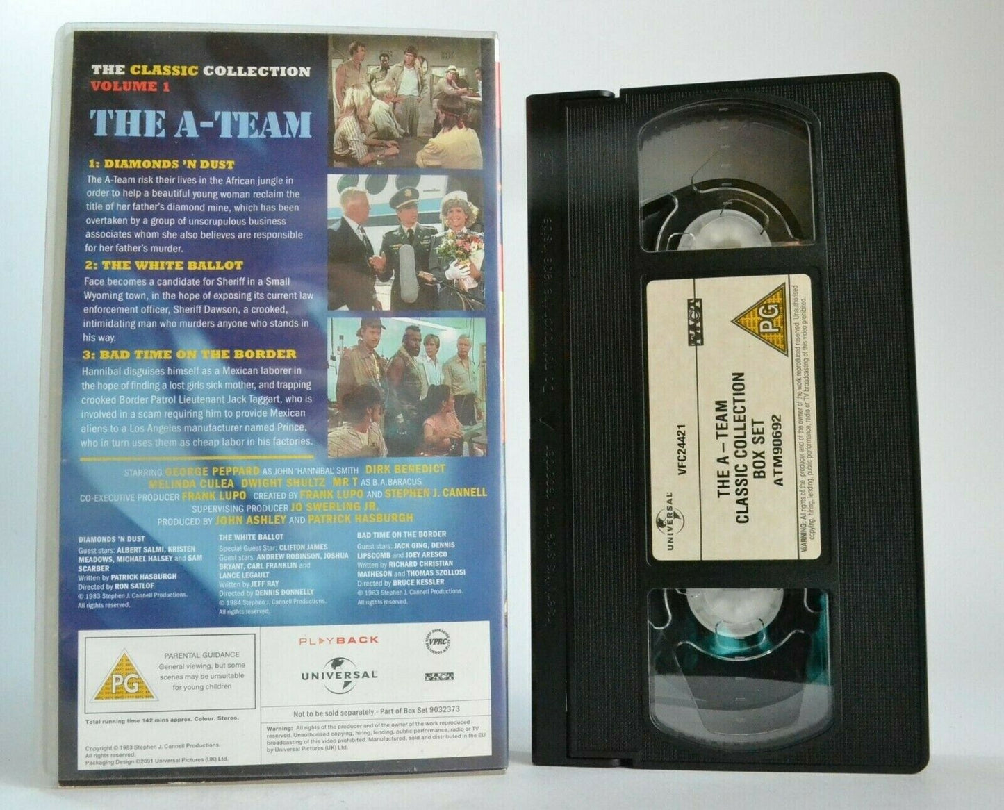 The A-Team (Classic Collection): 'Diamonds 'N Dust - Action TV Series - Pal VHS-