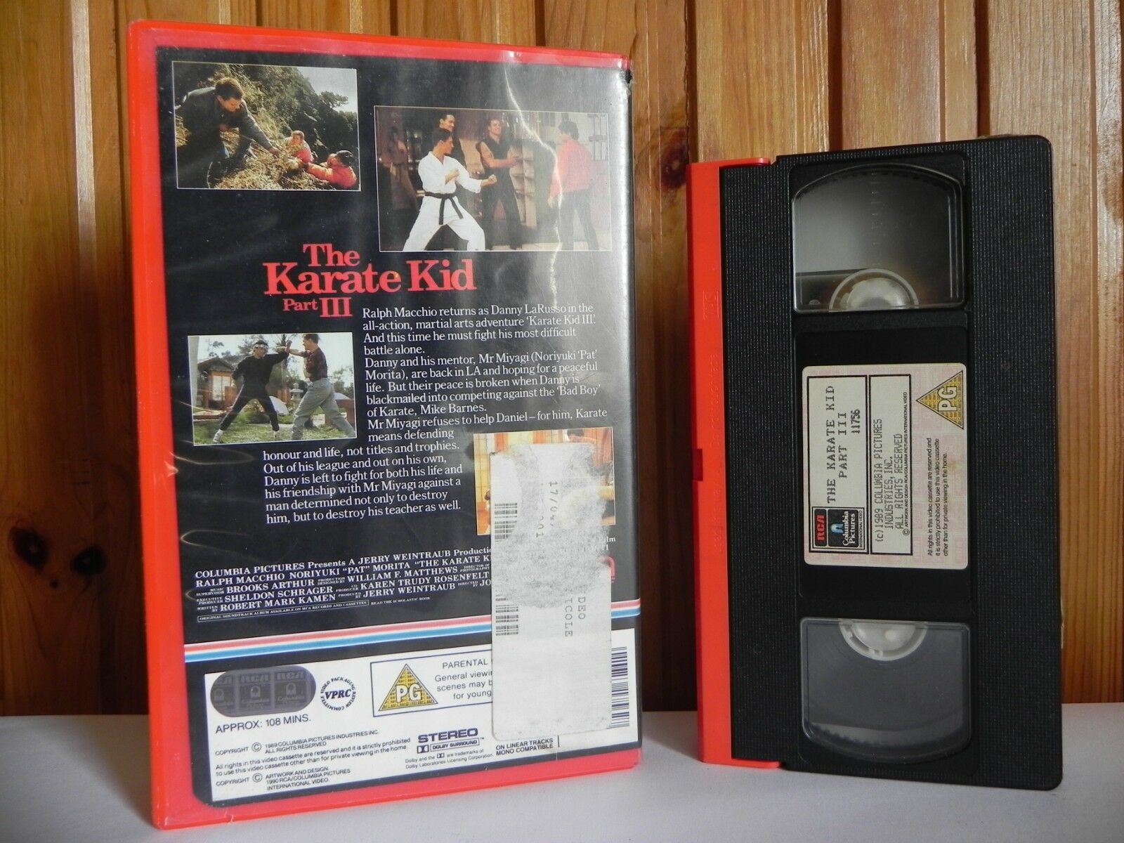 The Karate Kid 3 - Large Box - Columbia - Martial Arts - Ralph Macchio - Pal VHS-