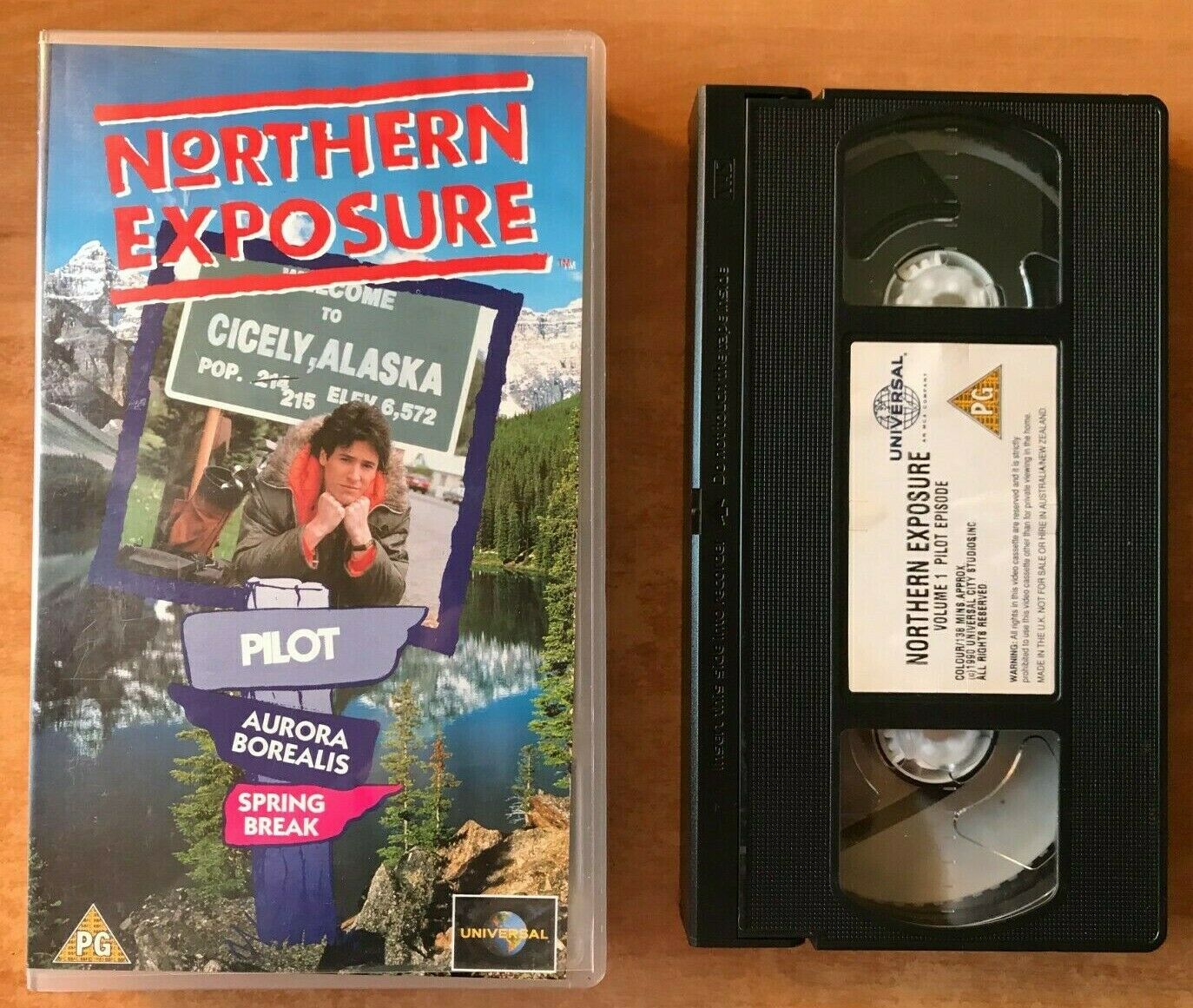 Northern Exposure: Classic TV Show - Universal (1990) Pilot [3 Episodes] Pal VHS-