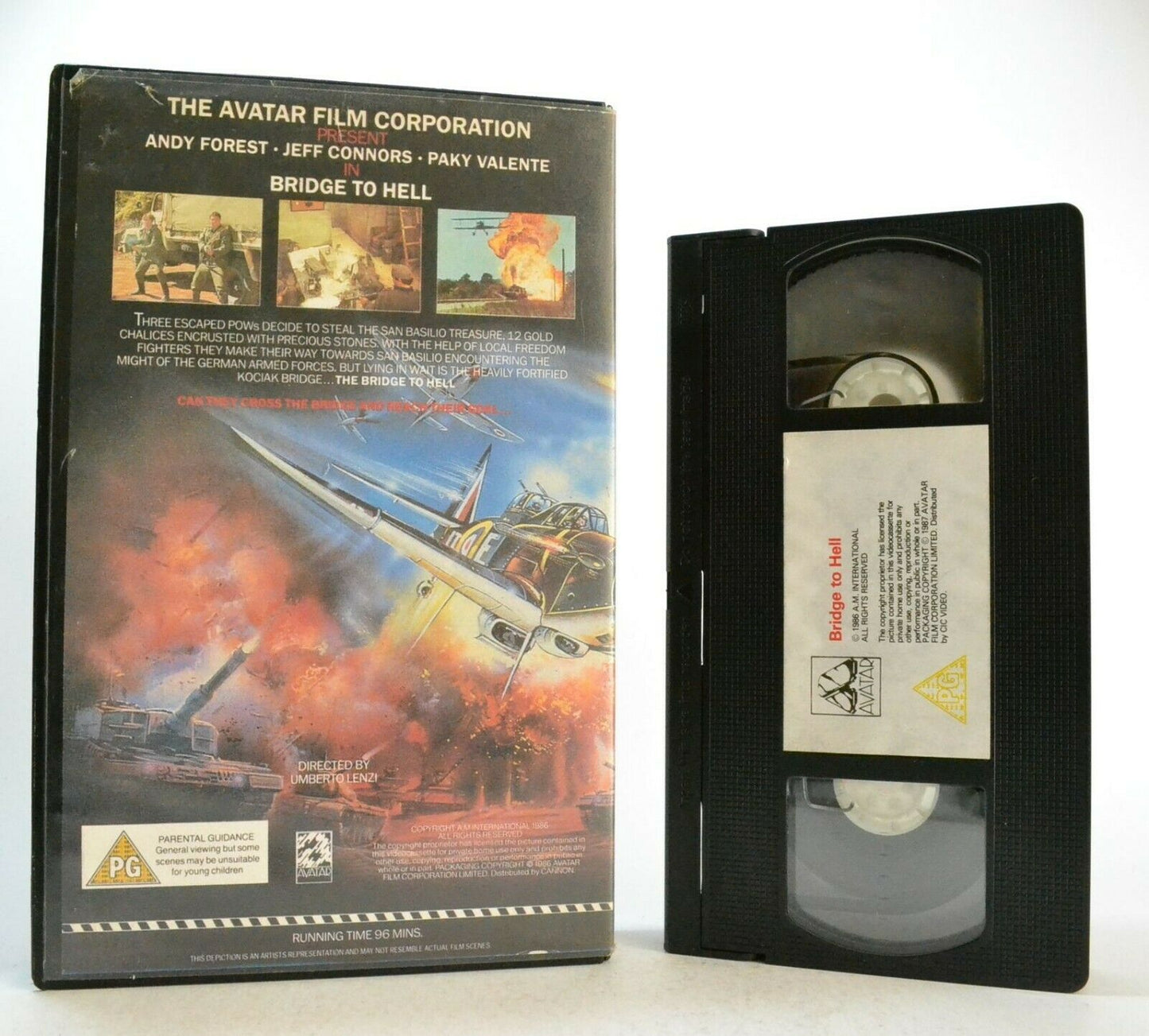 Bridge To Hell: Umberto Lenzi - Italian War Film (1986) - Avatar Large Box - VHS-