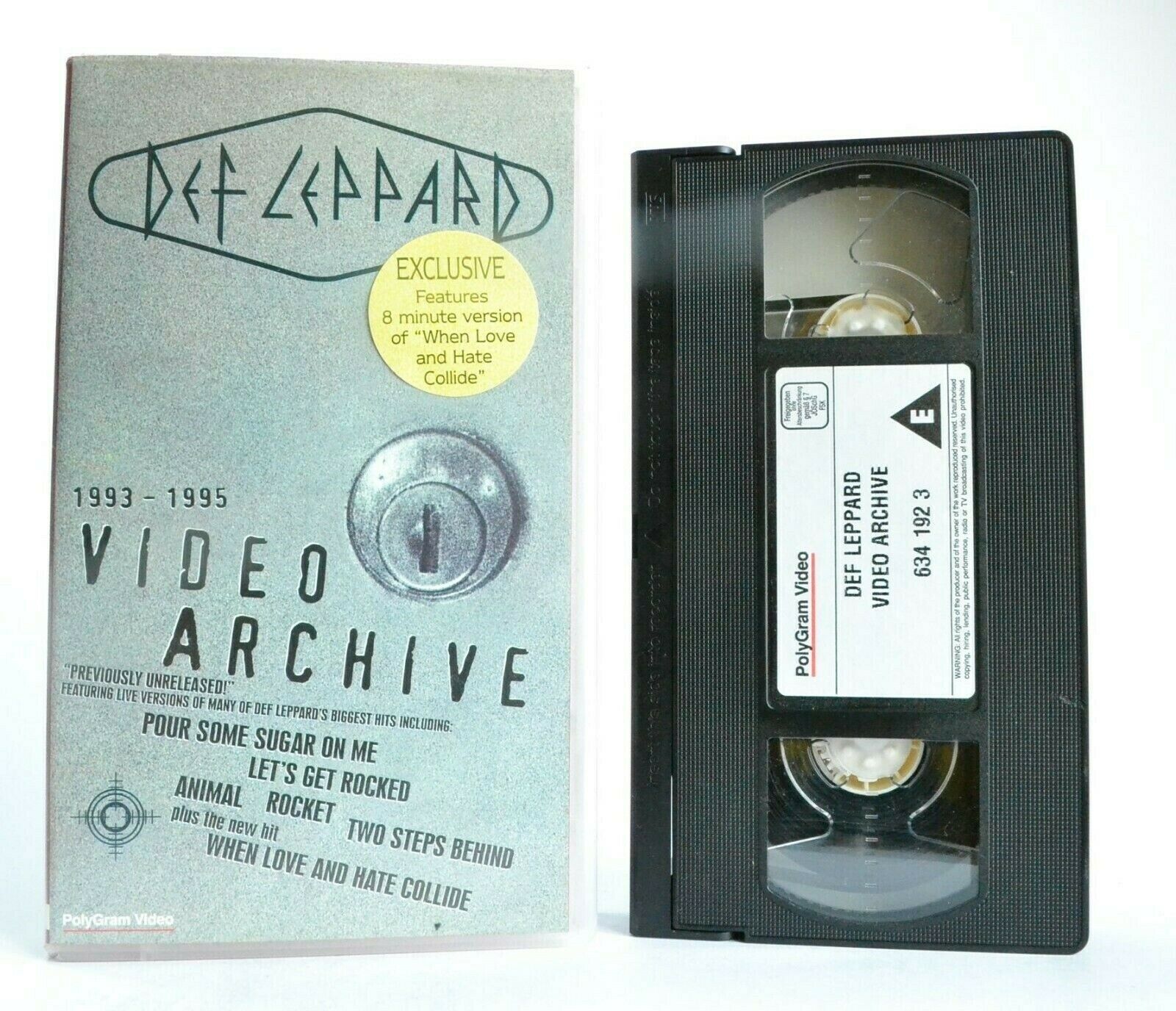 Def Leppard: Video Archive (1993-1995) - Live Performances - Music - Pal VHS-