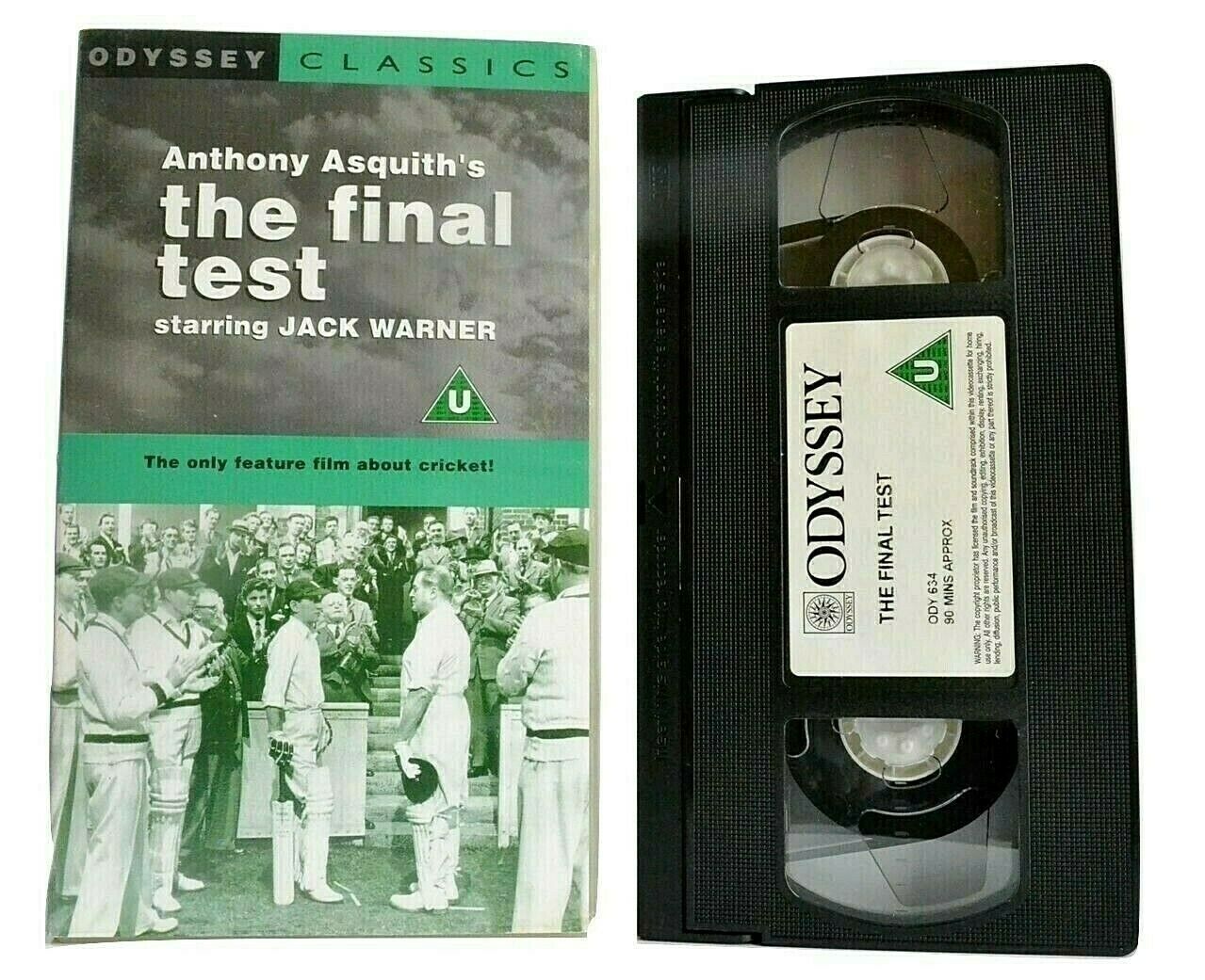 The Final Test (1953) -<Cricketer League>- Sport Drama - Robert Morley - Pal VHS-