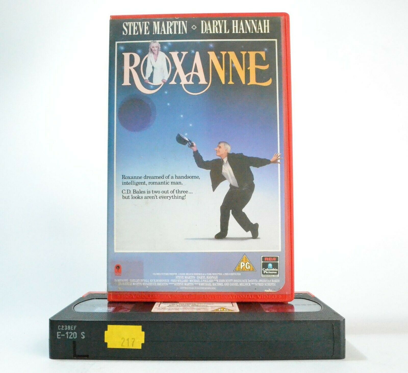 Roxanne: Columbia (1987) - Romantic Comedy - Steve Martin/Daryl Hannah - Pal VHS-