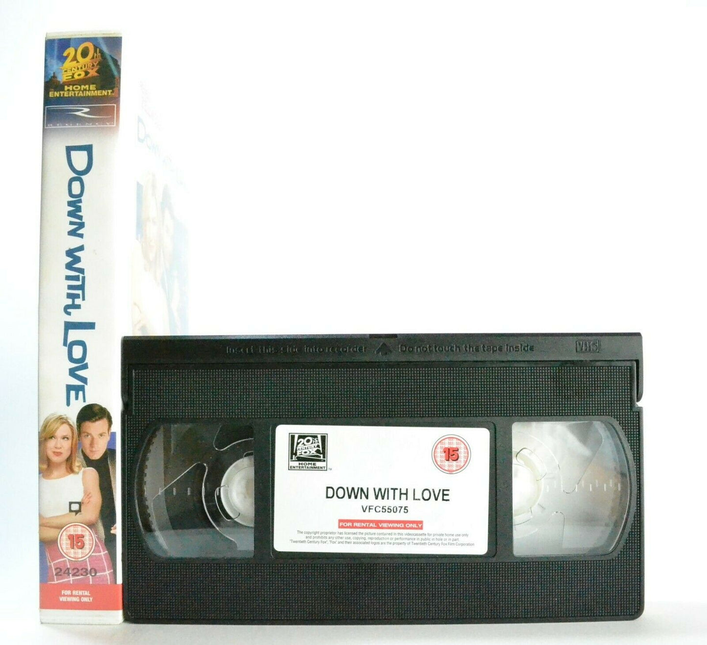 Down With Love: R.Zellweger/E.McGregor - Romantic Comedy - Large Box - Pal VHS-