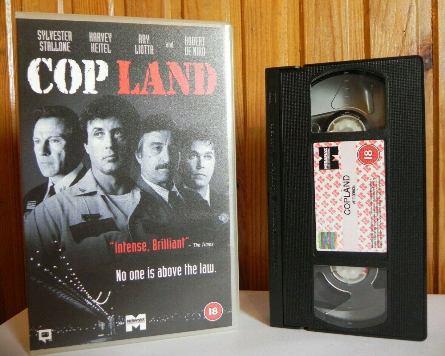 Cop Land: Sylvester Stallone/Harvey Keitel - Crime Drama - Large Box - Pal VHS-