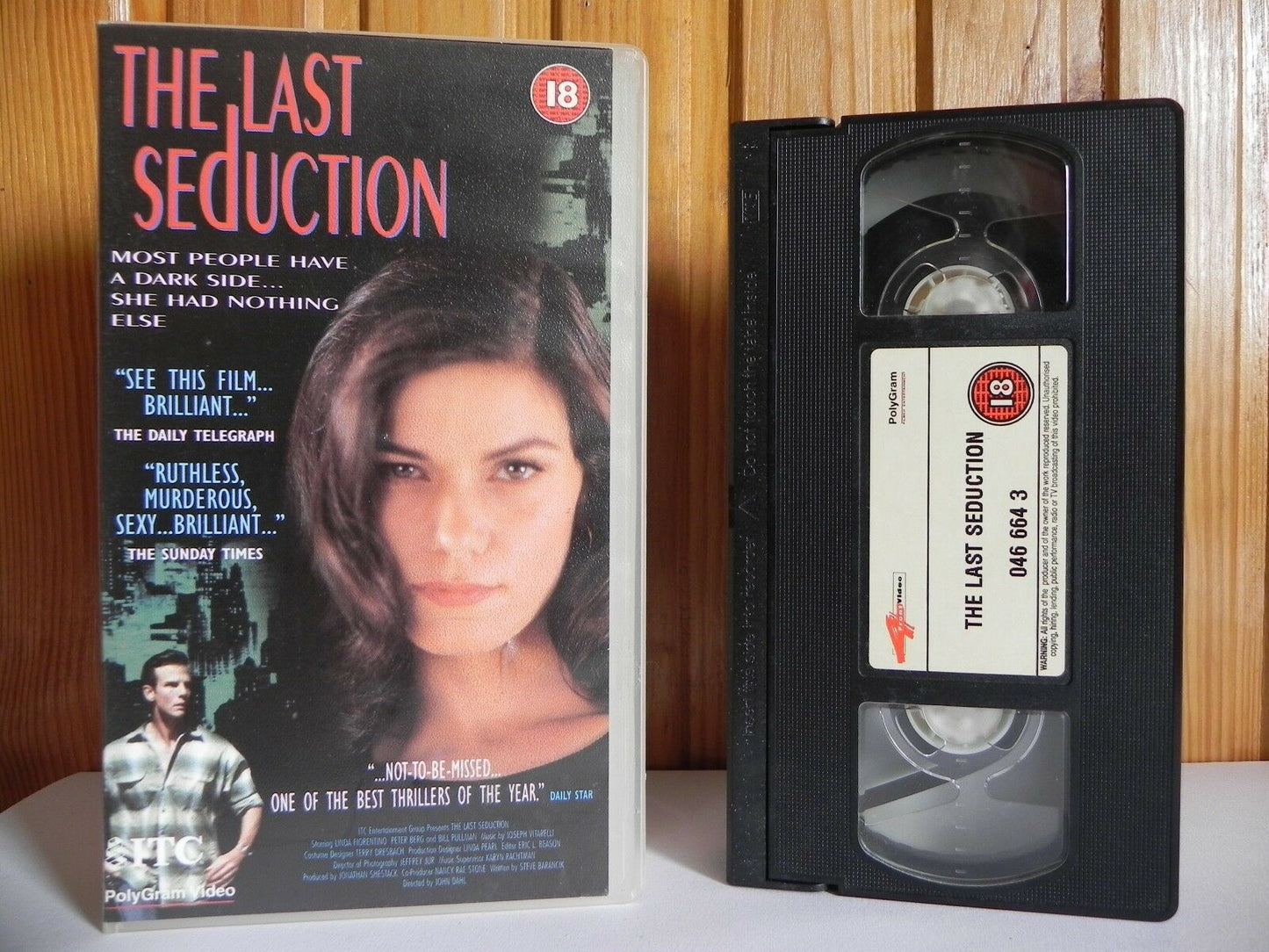 The Last Seduction - PolyGram - Thriller - Linda Fiorentino - Peter Berg - VHS-