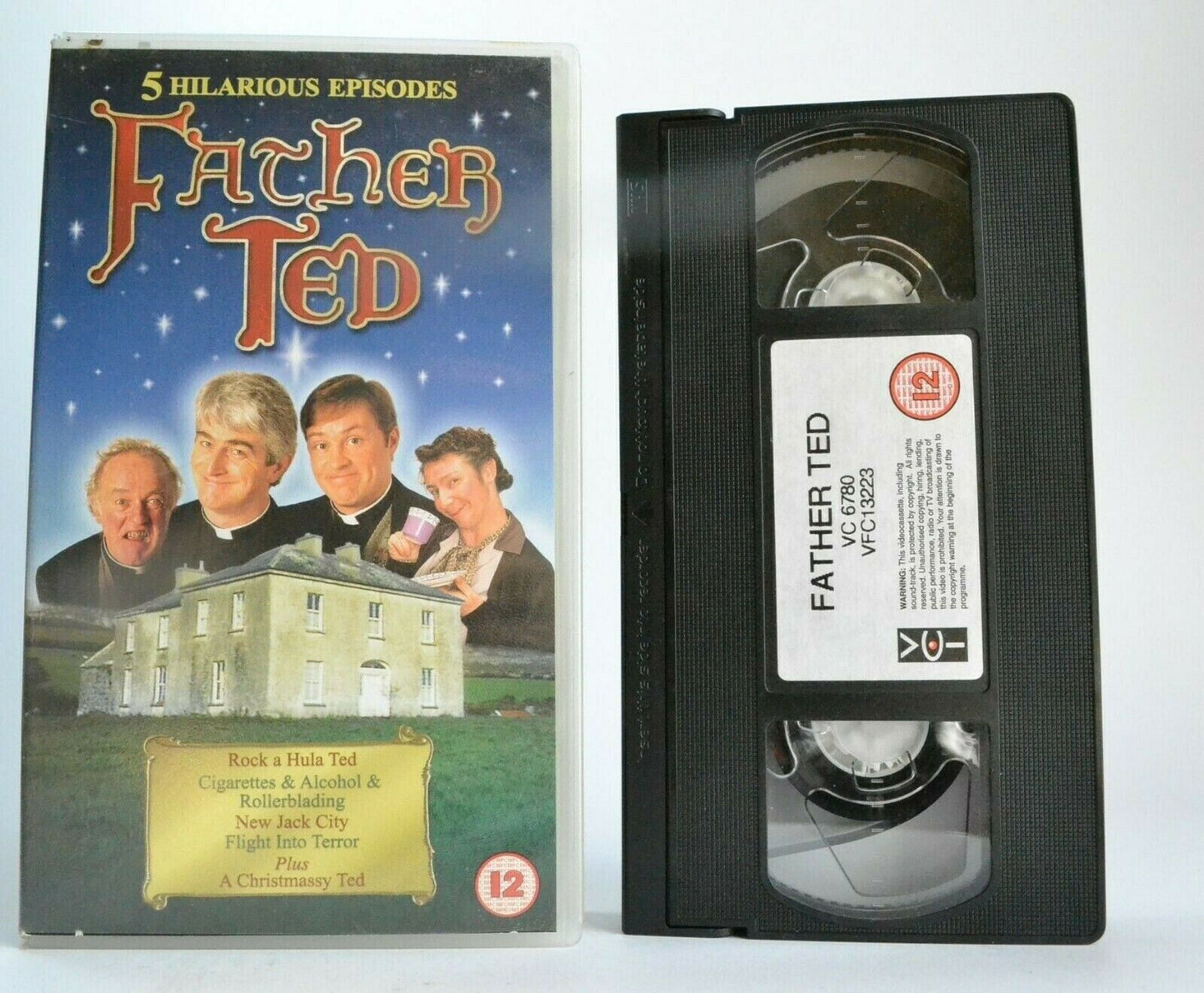 Father Ted: 'Rock A Hula Ted' - 5 Episodes - Comedy Sitcom - Dermot Morgan - VHS-