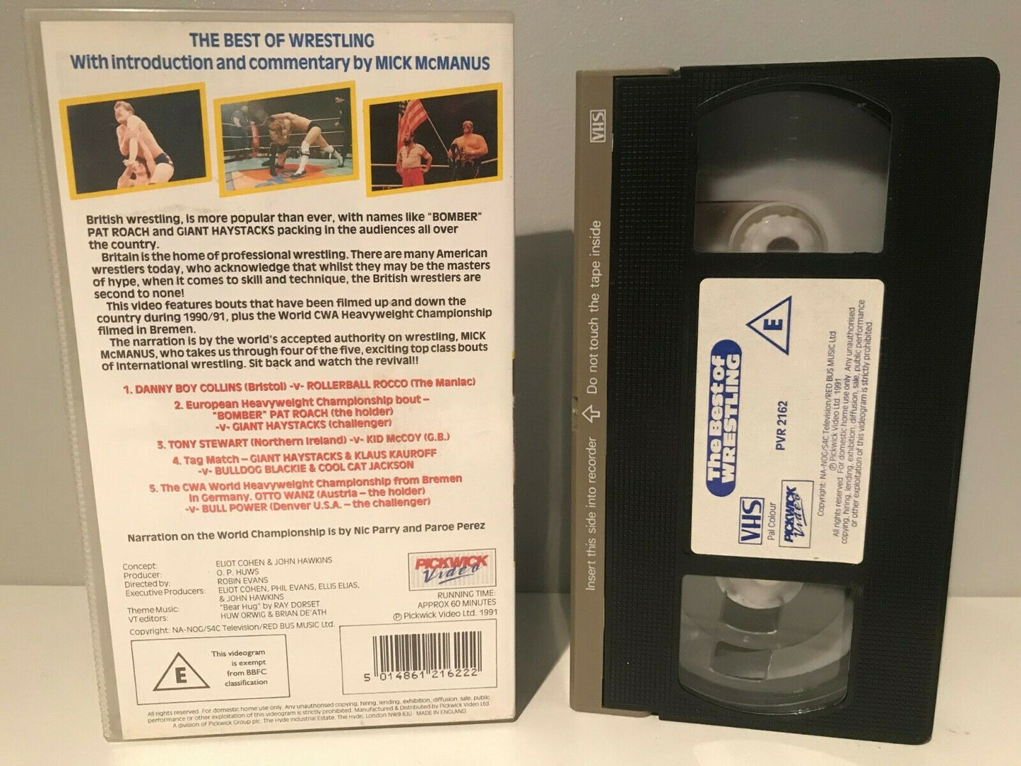 Grappling Giants (The Best Of Wrestling); [Mick McManus] Bull Power - Pal VHS-