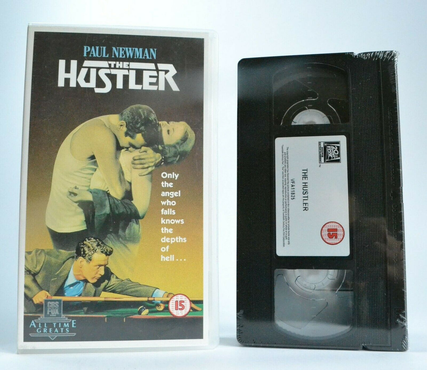 The Hustler: Paul Newman; Major League Pool - (Brand New Sealed) Cult Drama VHS-