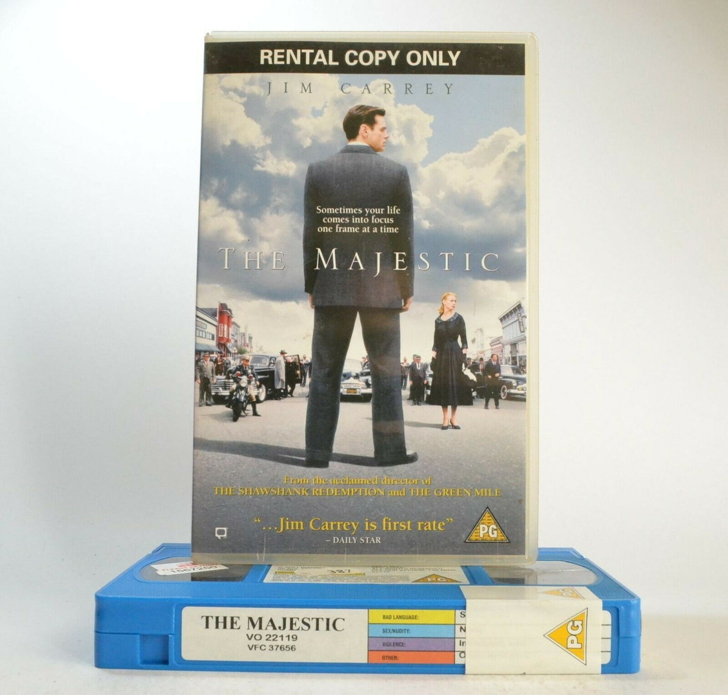 The Majestic: Romantic Period Drama - Large Box - Ex-Rental - Jim Carrey - VHS-