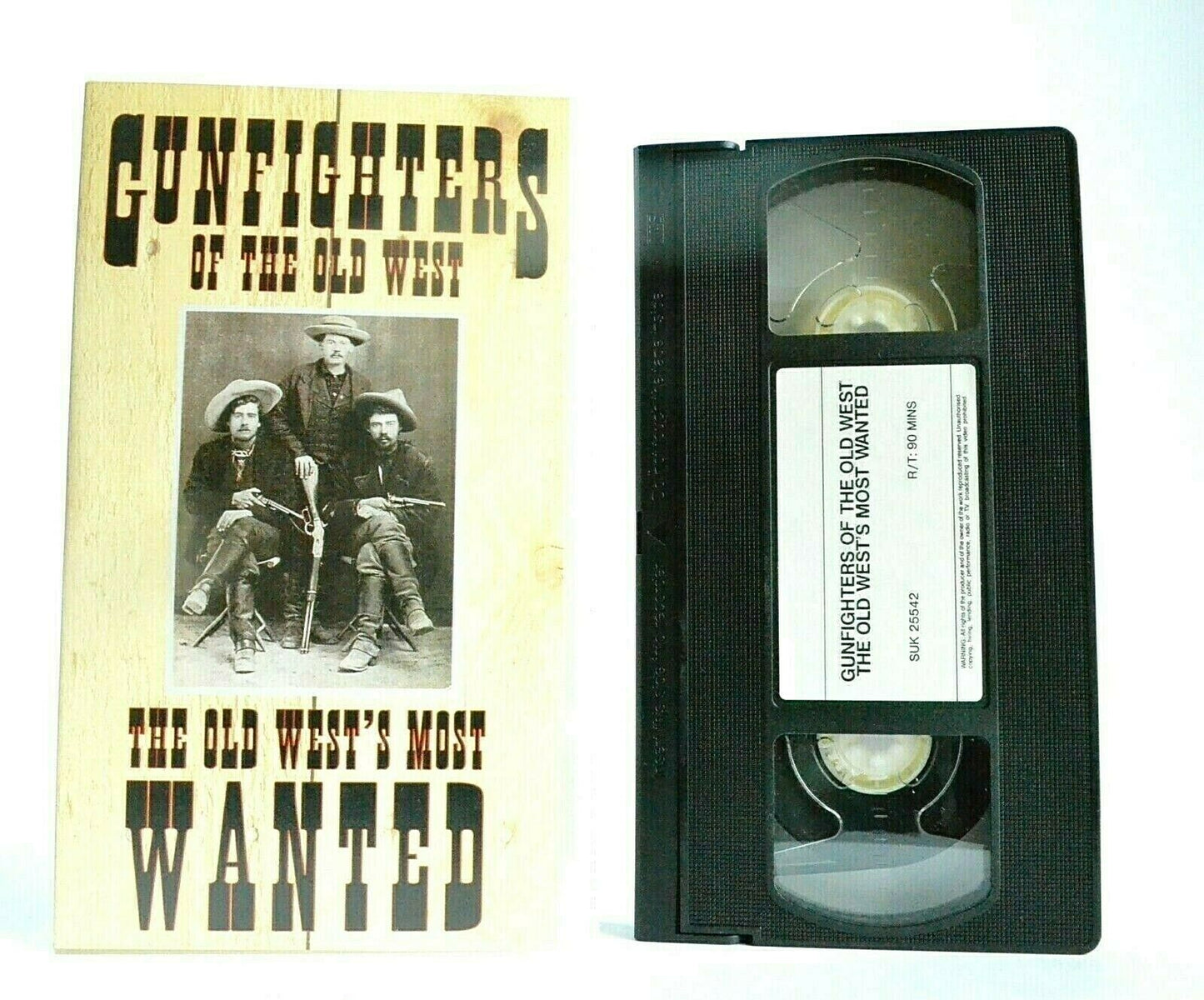 The Old West Most Wanted Gunfighters - Billy The Kid - Pat Garrett - Pal VHS-