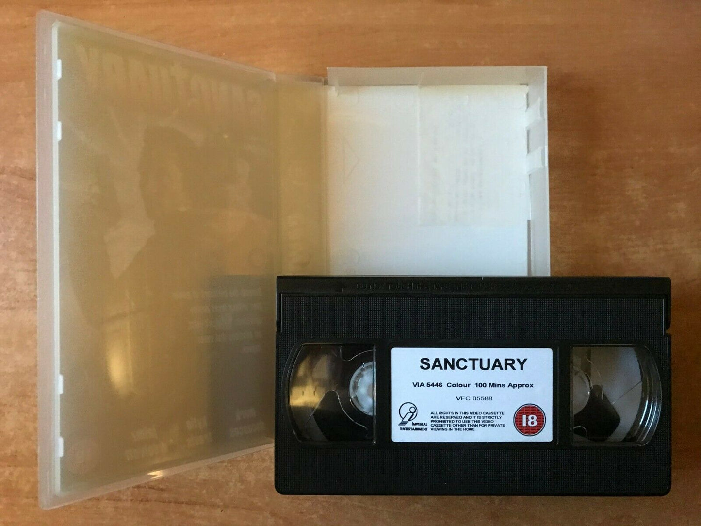 Sanctuary (1998): Black Ops Action - Thriller - Marc Dacascoc - Pal VHS-