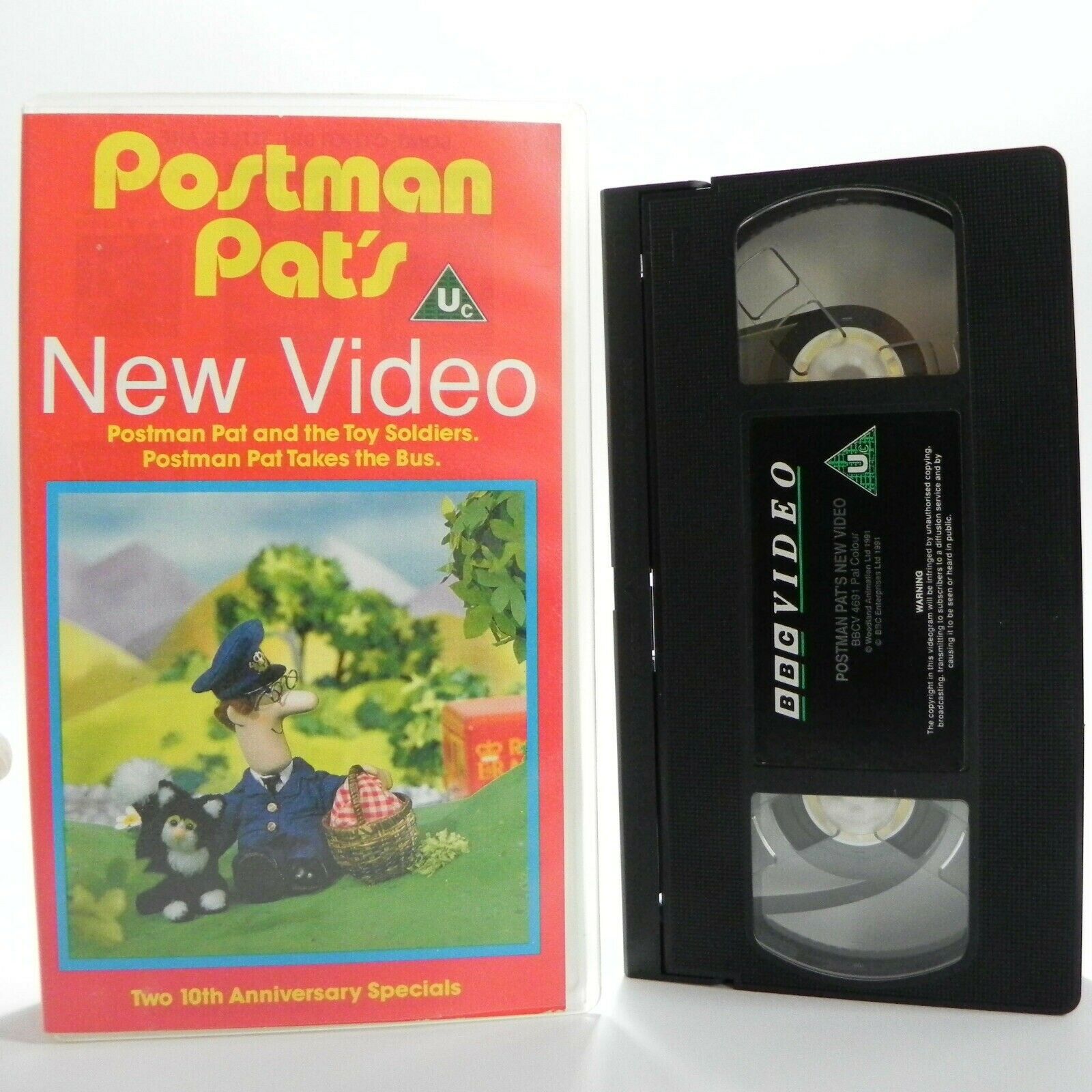 Postman Pat's New Video - Toy Soldiers - BBC Children's Favourite - Pal VHS-