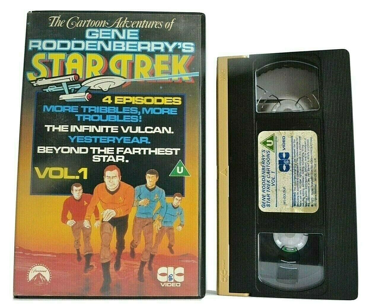 Star Trek (Vol.1): Cartoon Adventures -<Gene Roddenberry>- 'Yesteryear' - VHS-