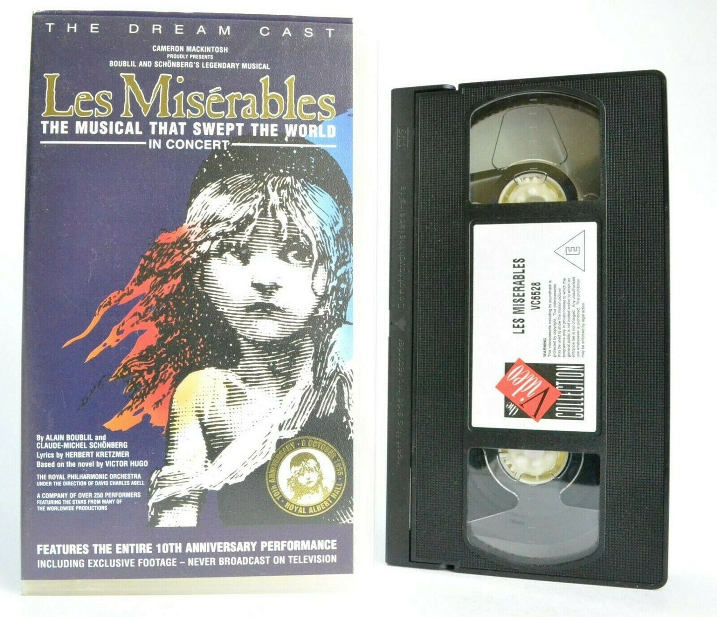 Les Miserables: The Musical - Live - Royal Albert Hall - 10th Anniversary - VHS-