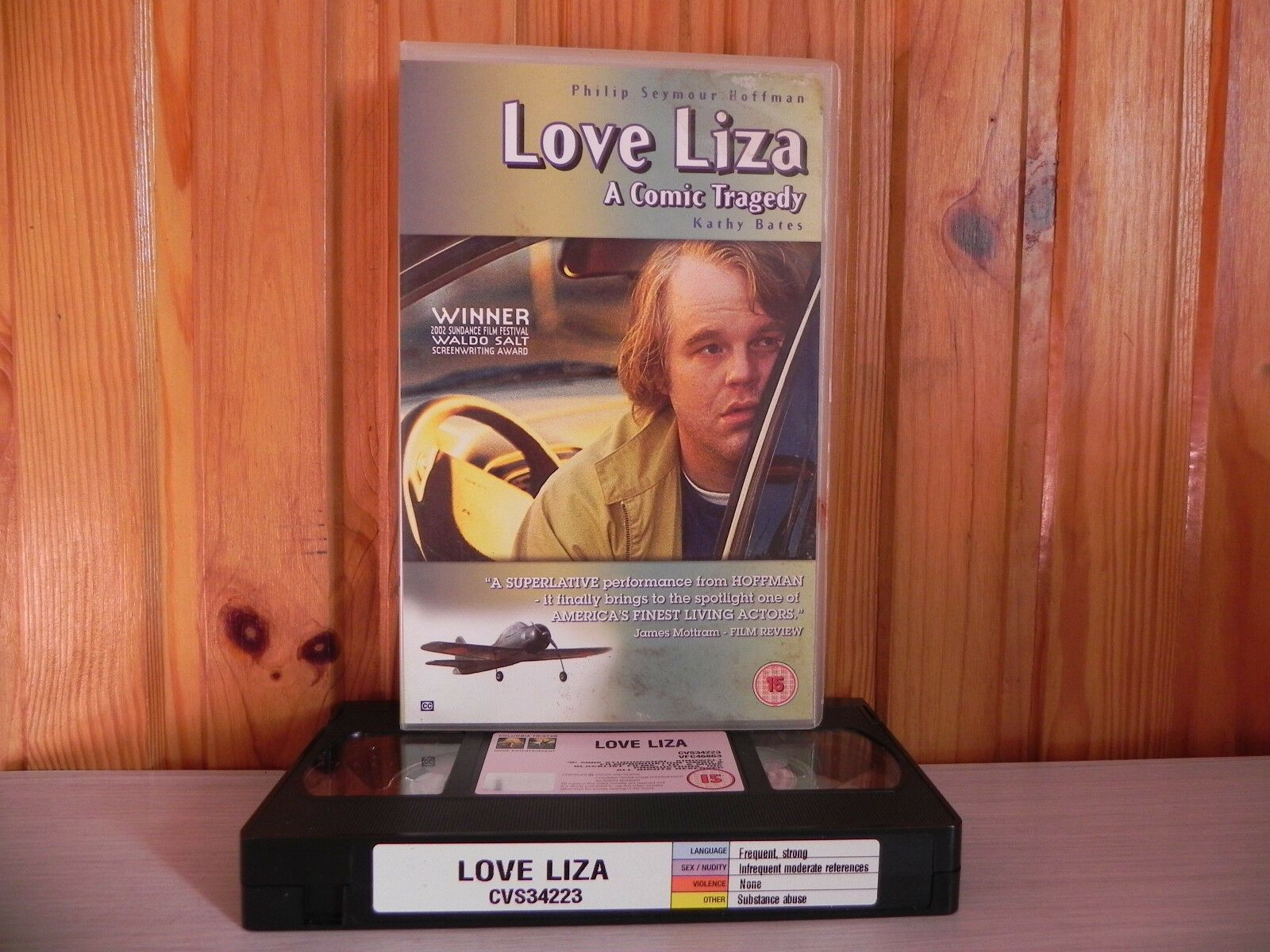 LOVE LIZA - Phillip Hoffman - Big Box - Ex-Rental - Tragic Comedy - Drama - VHS-