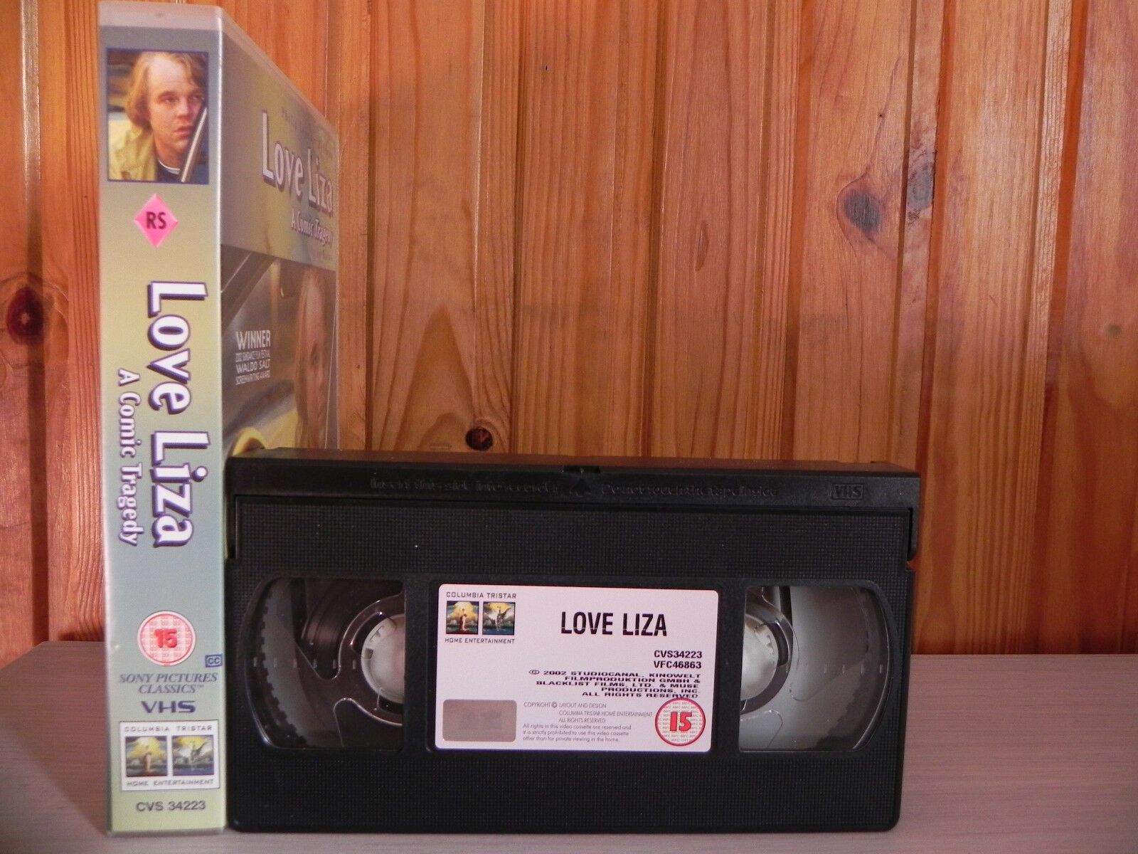 LOVE LIZA - Phillip Hoffman - Big Box - Ex-Rental - Tragic Comedy - Drama - VHS-