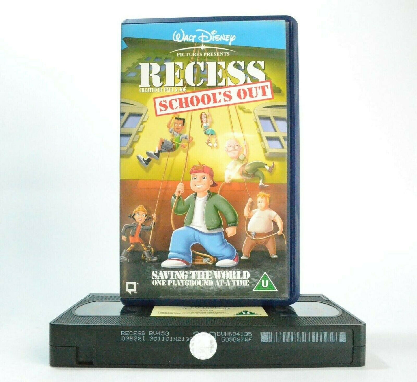 Recess: School's Out - Walt Disney - Nonstop Adventure - Upbeat Music - Pal VHS-