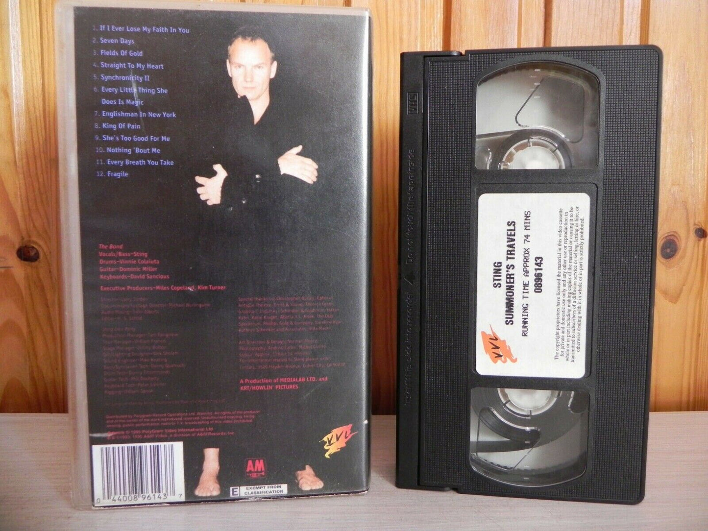 Sting: Summoner's Travels - Music - Kind Of Pain - Englishman In New York - VHS-